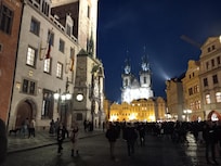 Old Town square night