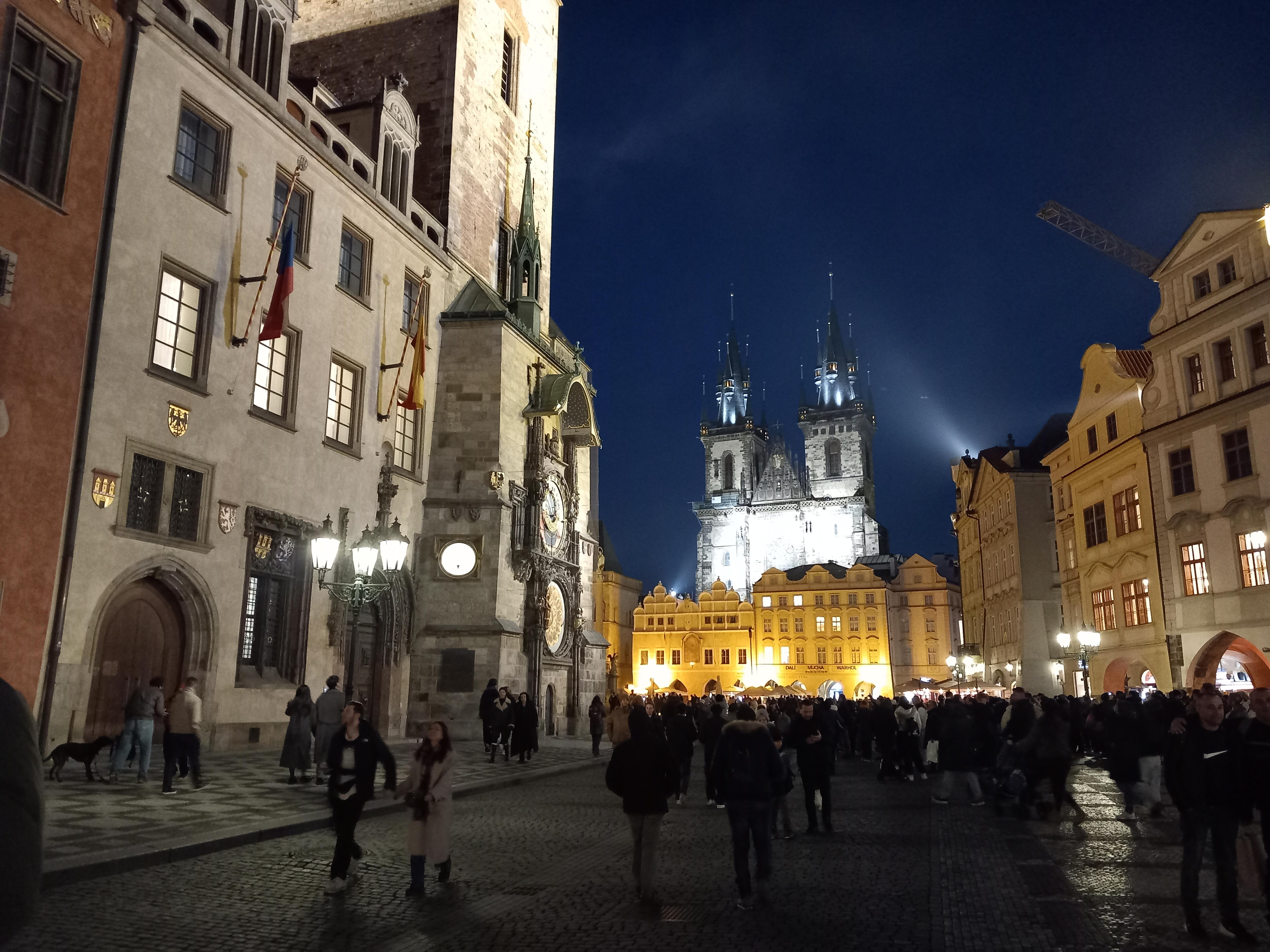 Old Town square night