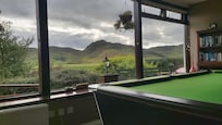 View from games room.