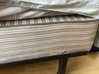Stained mattress.