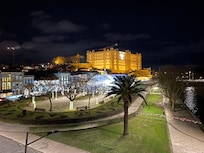 The square at night