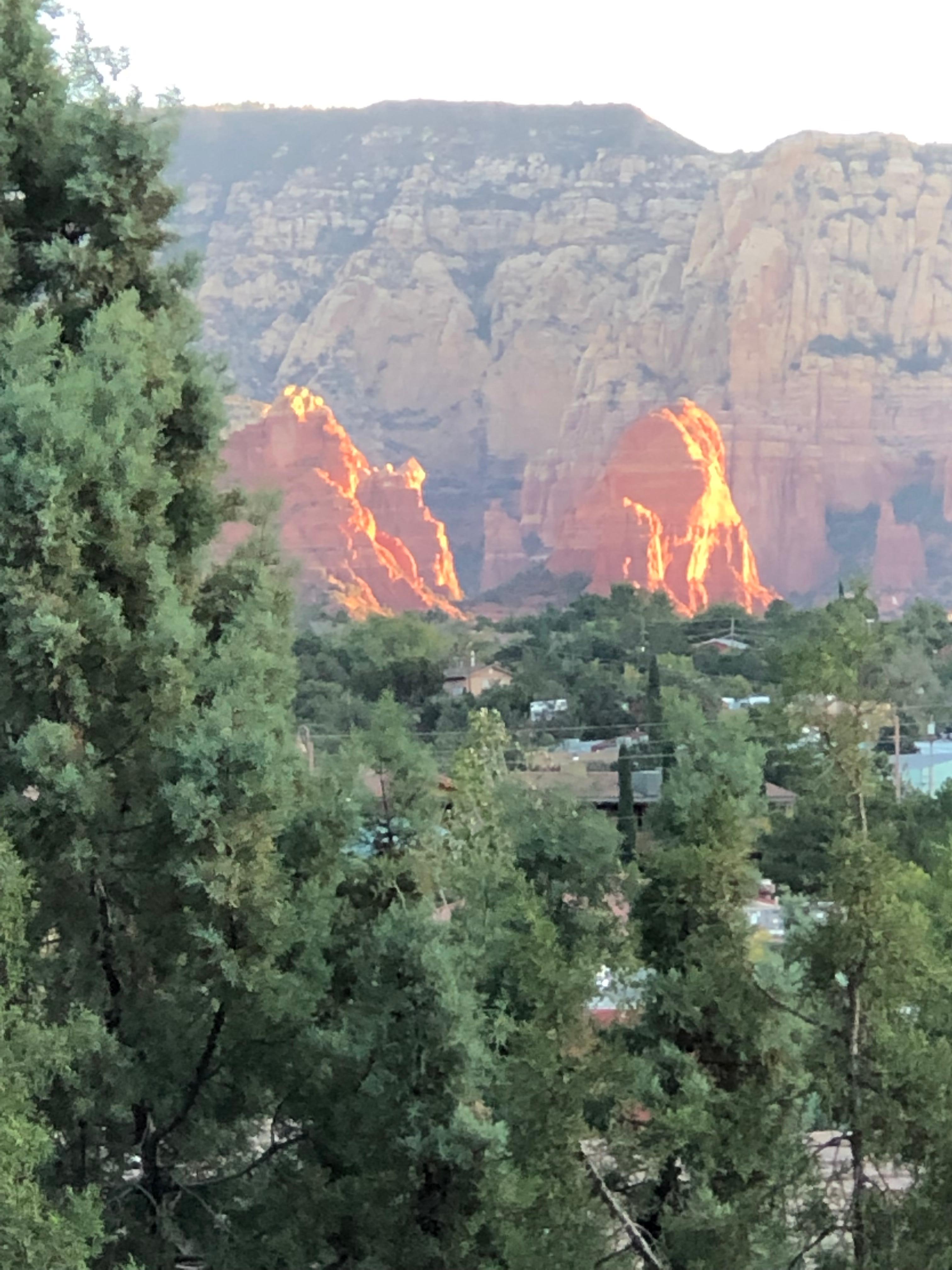 Sunrise View from our balcony