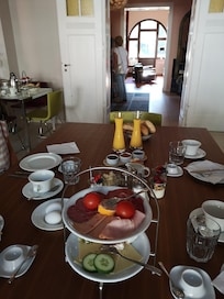 Mooi verzorgd ontbijt.