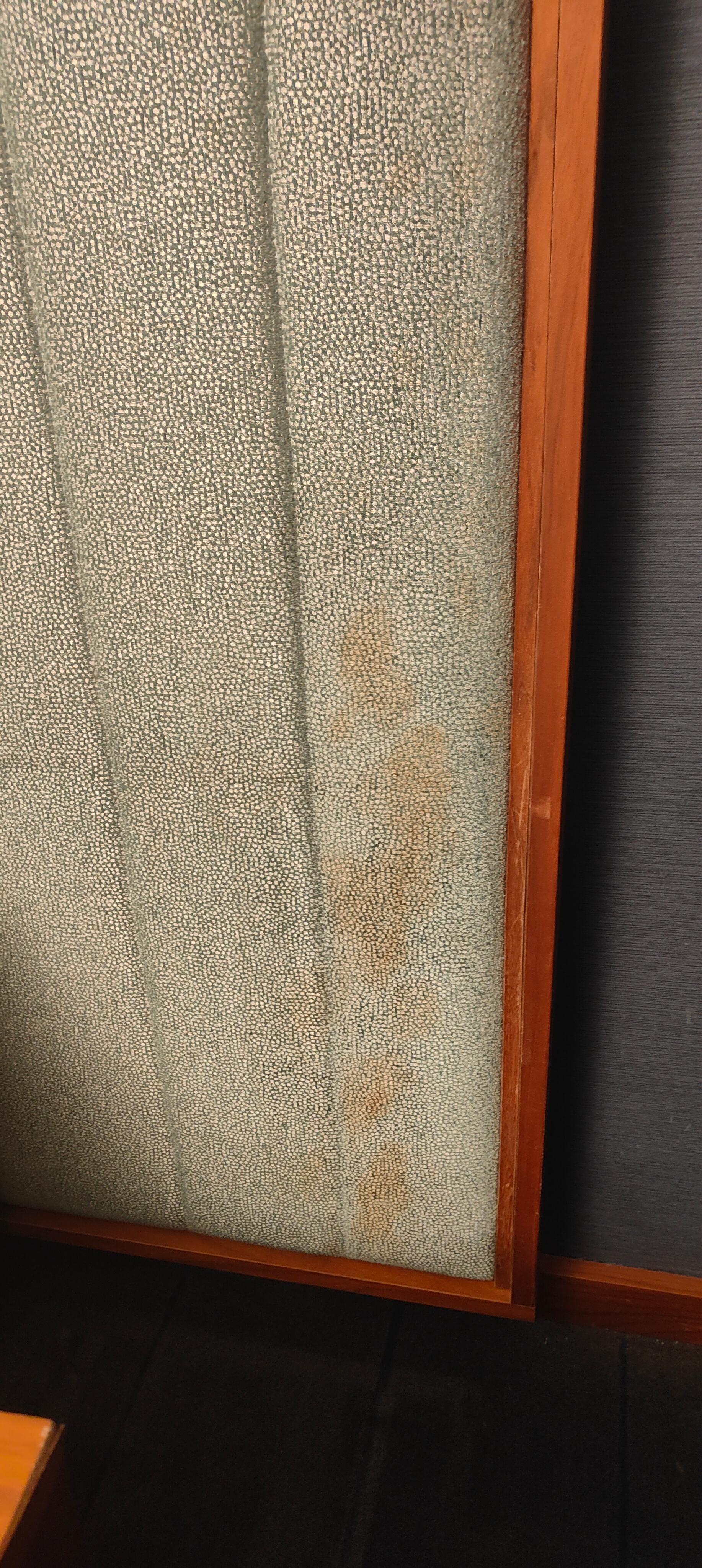 Stains on headboard