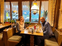 Great breakfast and breakfast room