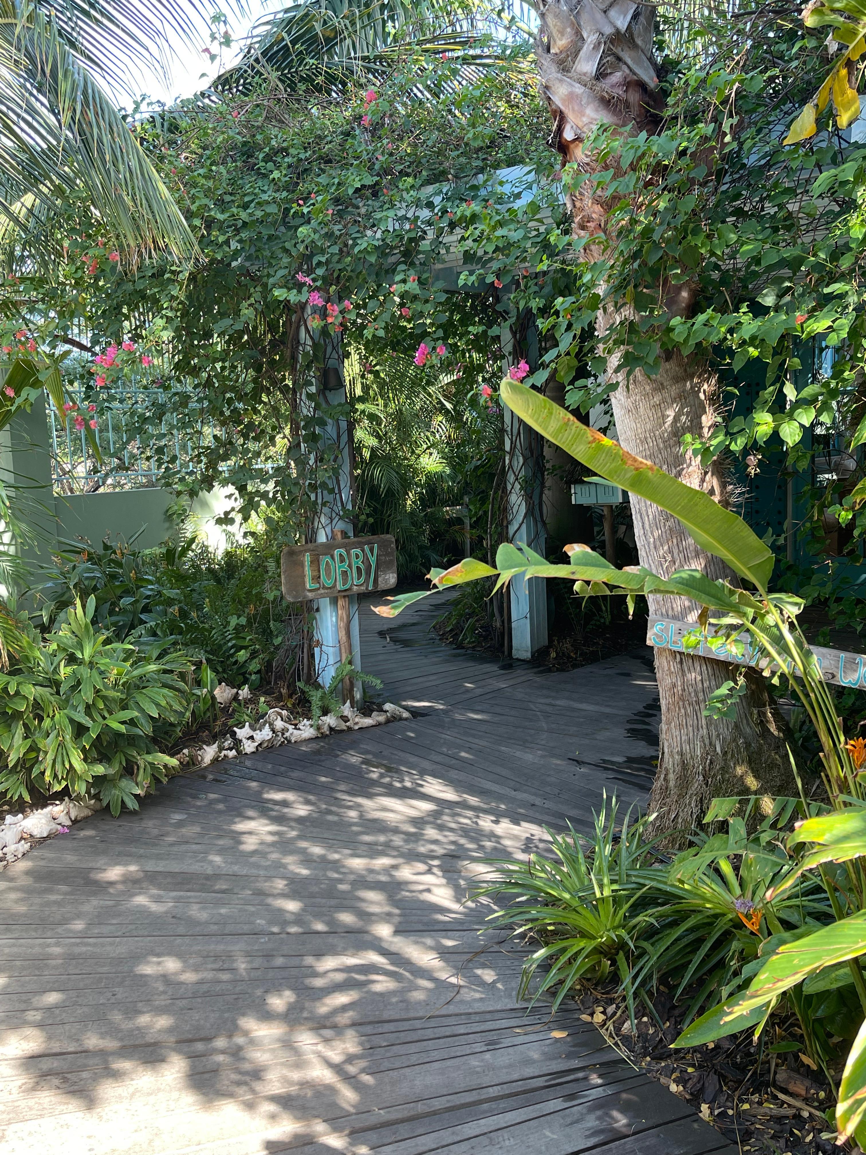 Entrance to the lobby