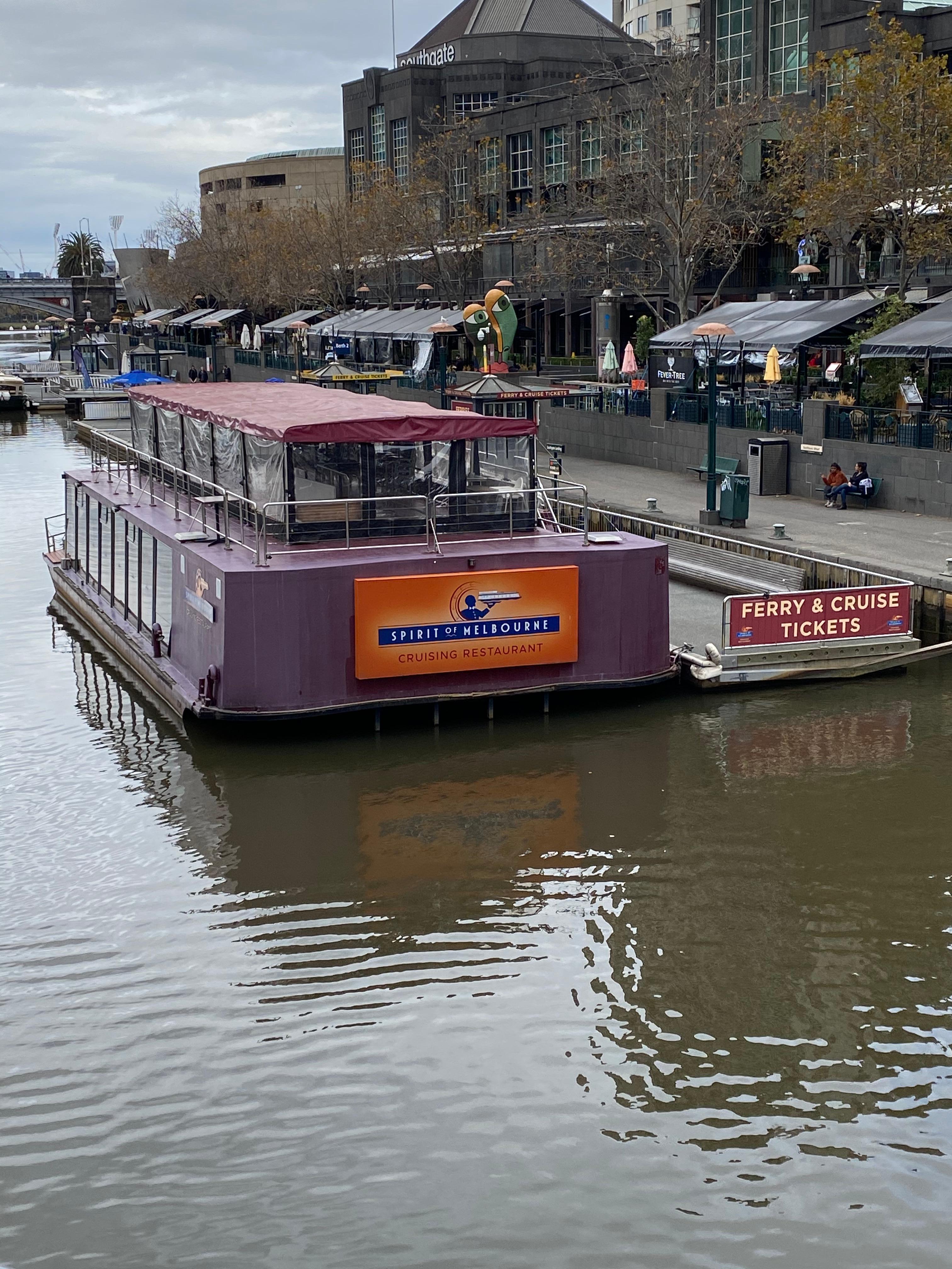 Dinner cruises on the yarra