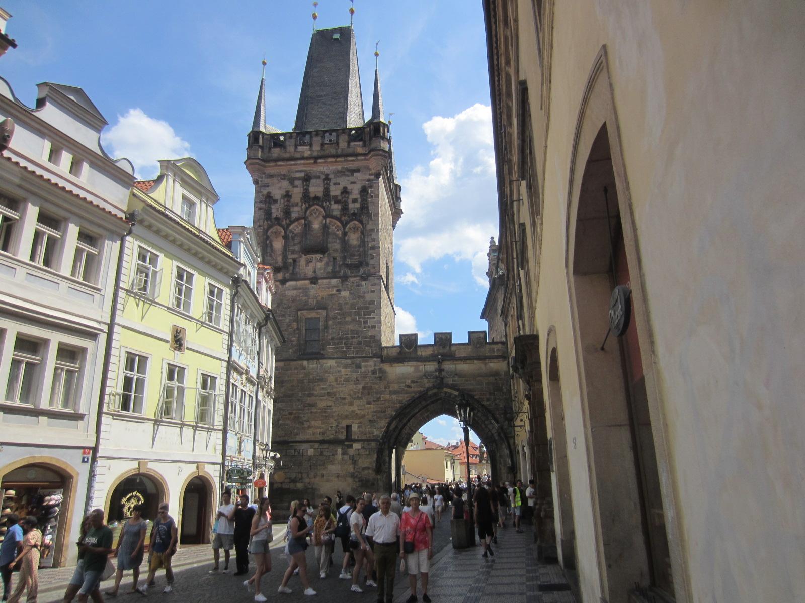 Entrance to Charles bridge (Karlovu Most)