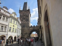 Entrance to Charles bridge (Karlovu Most)