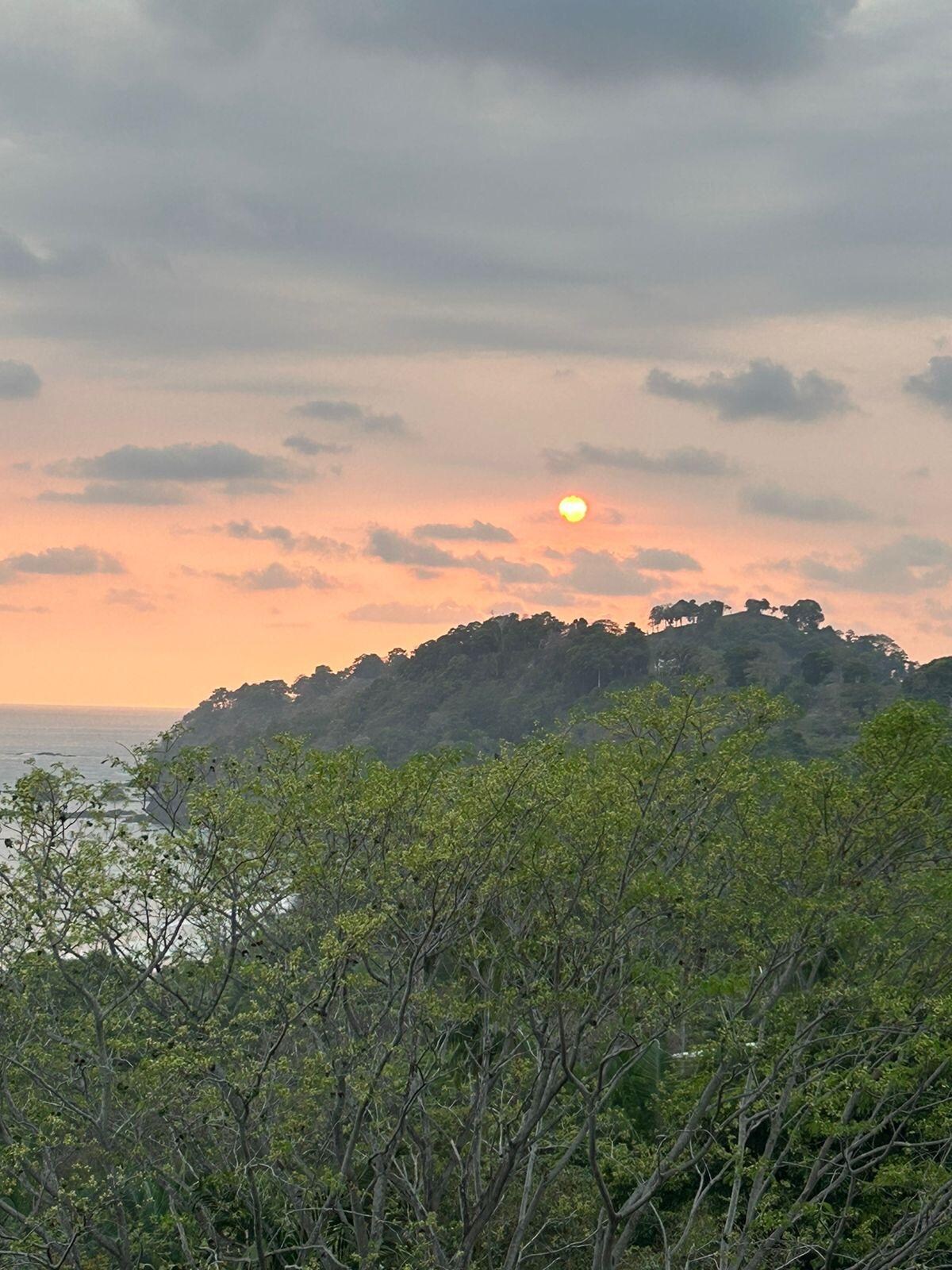 Atardecer desde el hotel
