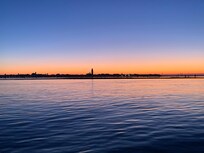 Soleil couchant sur Venise