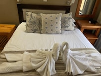 Towel swans