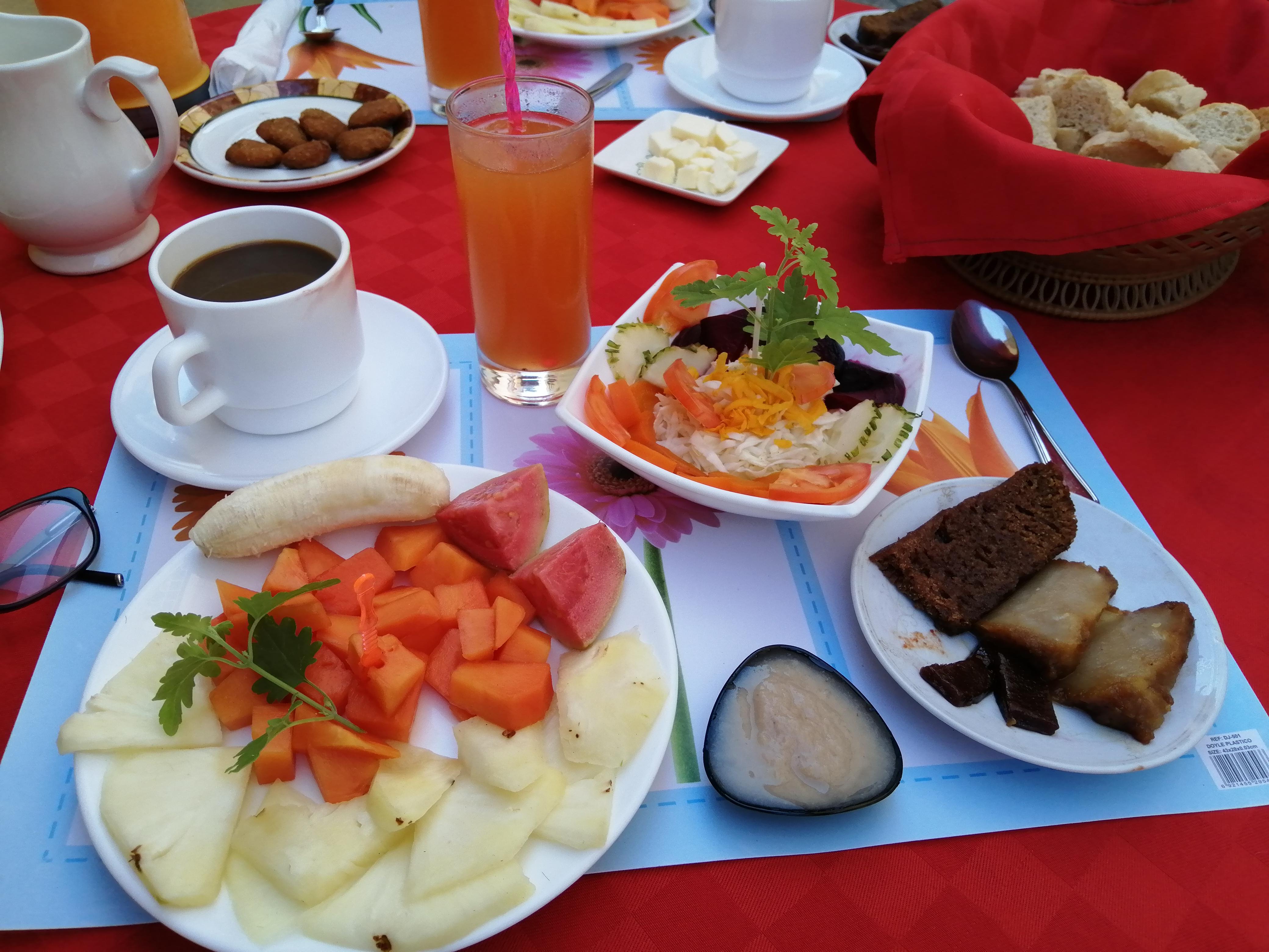 Selfa's breakfast is the best in Cuba