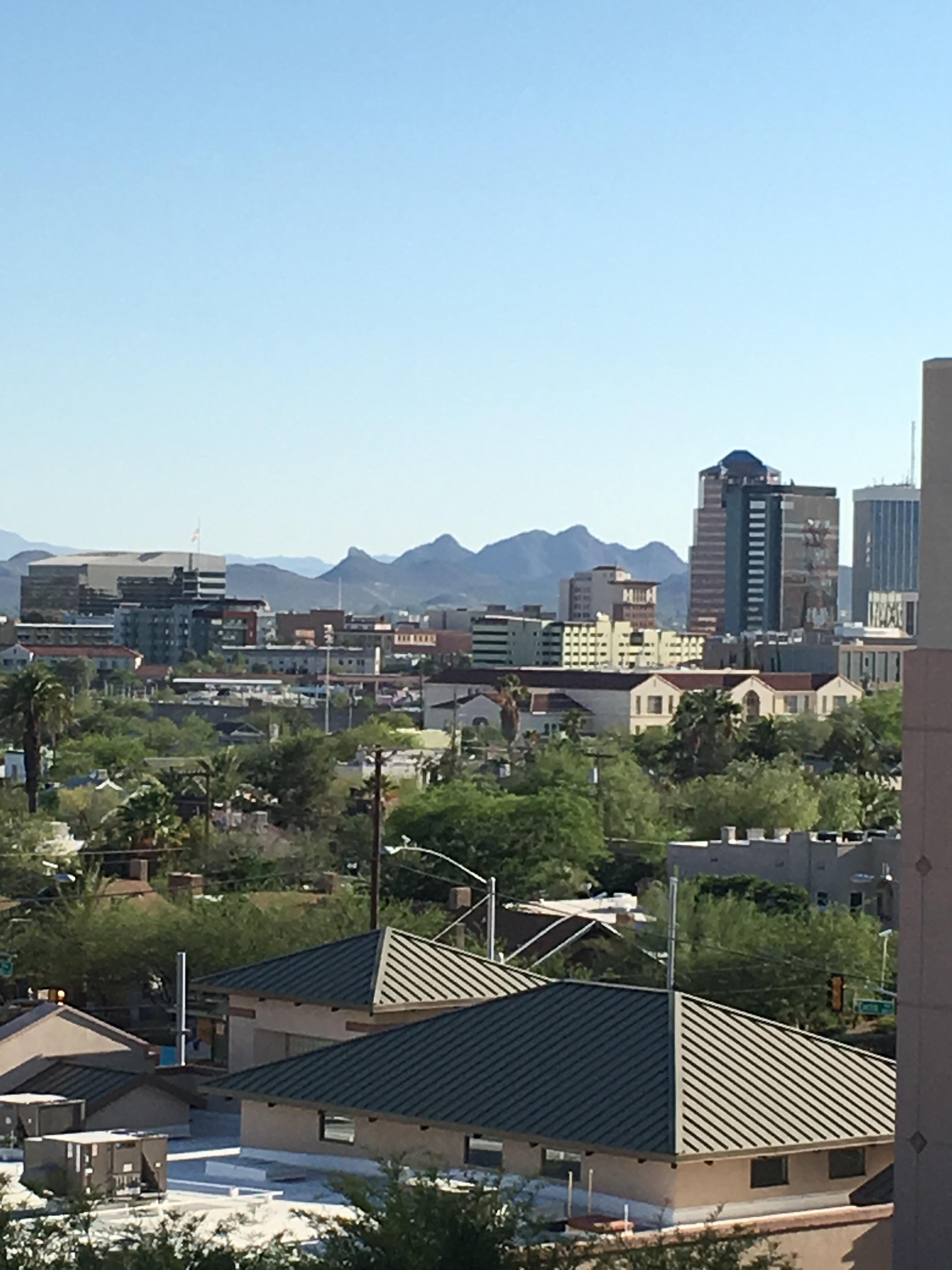 From 6th floor room balcony