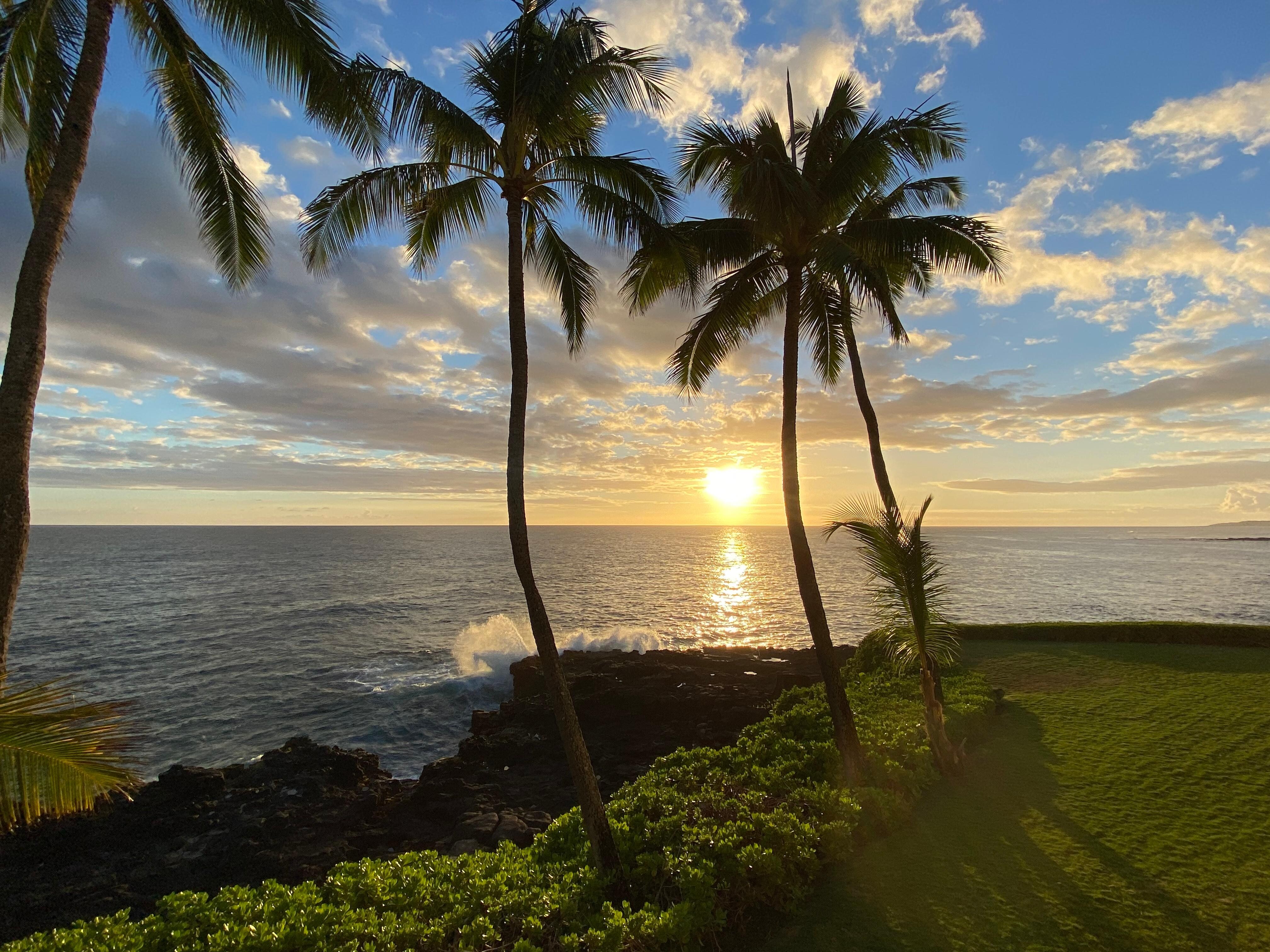 Sunset from lanai 