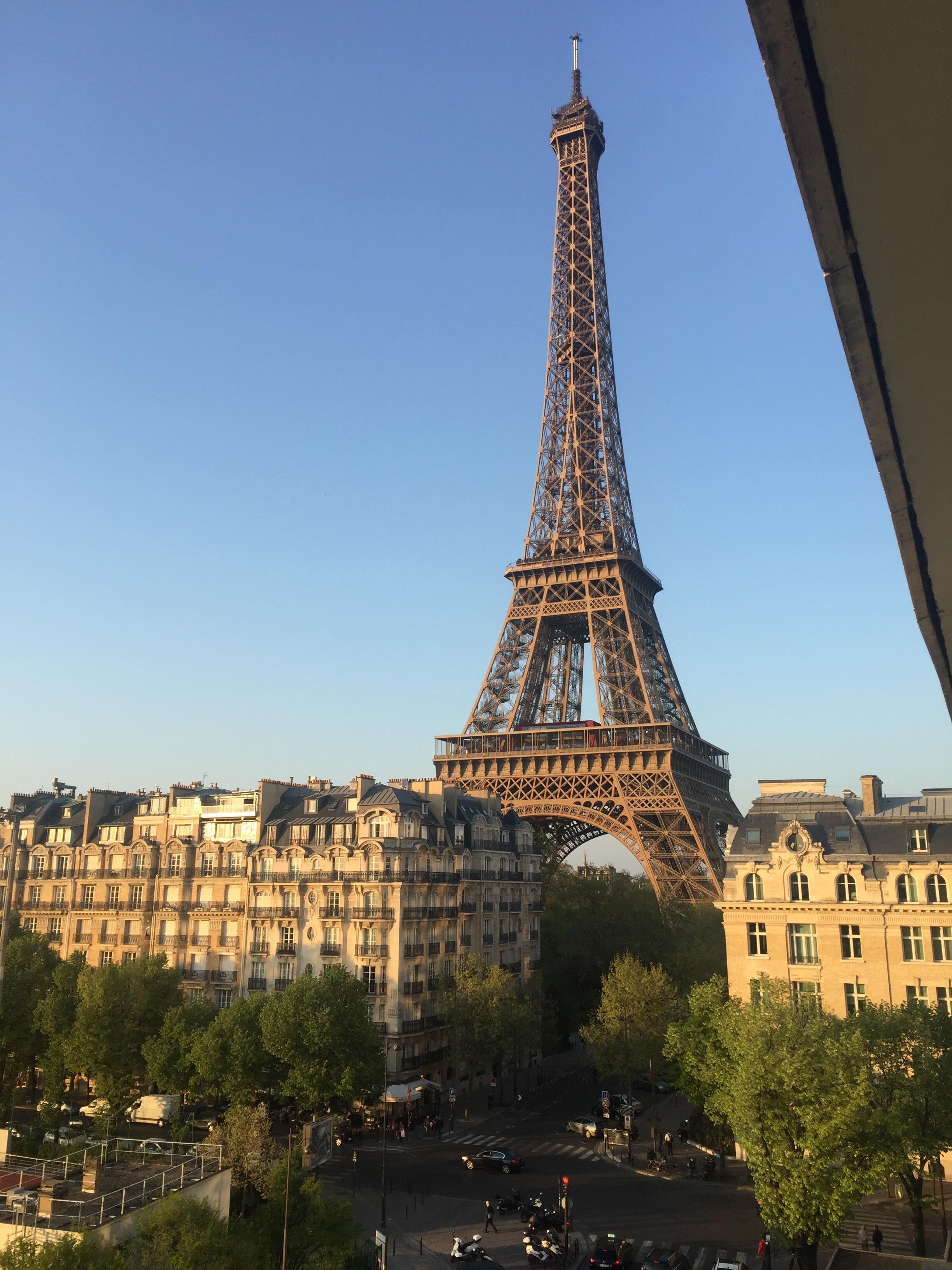 The view from our room on the fifth floor