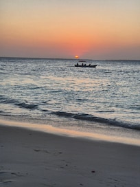 Sun set in February