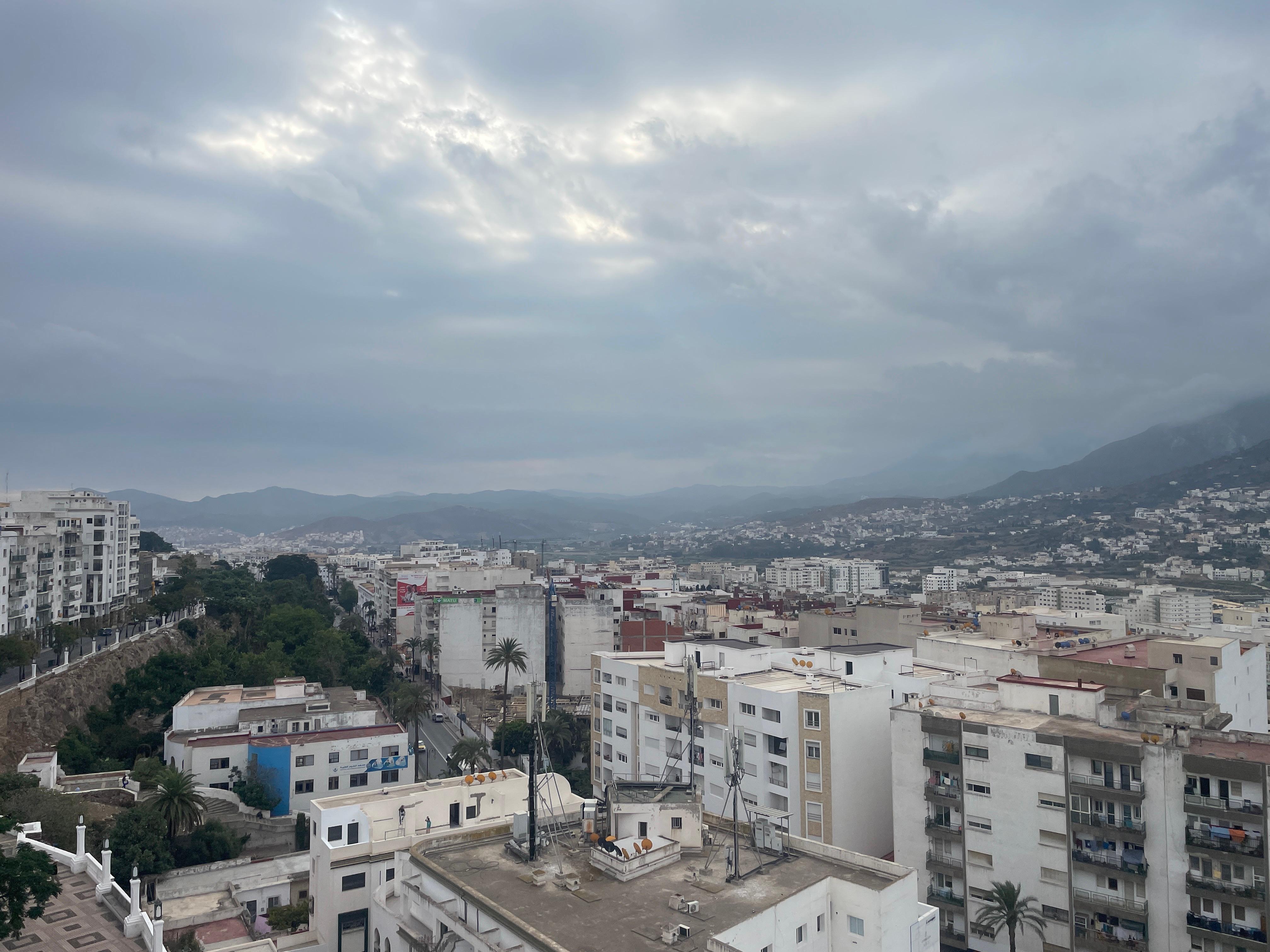 Uitzicht vanaf balkon