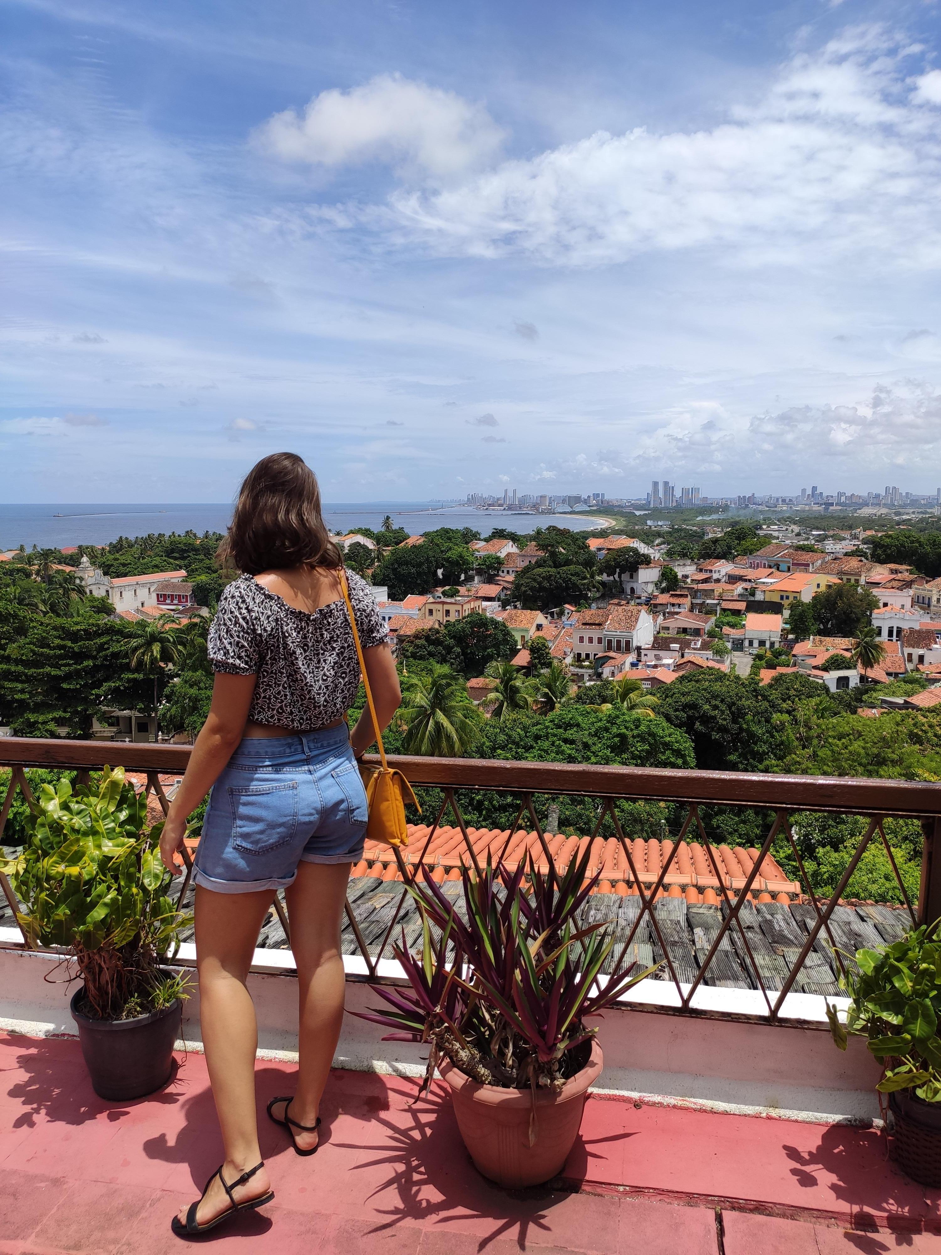 Segura essa vista da varanda!