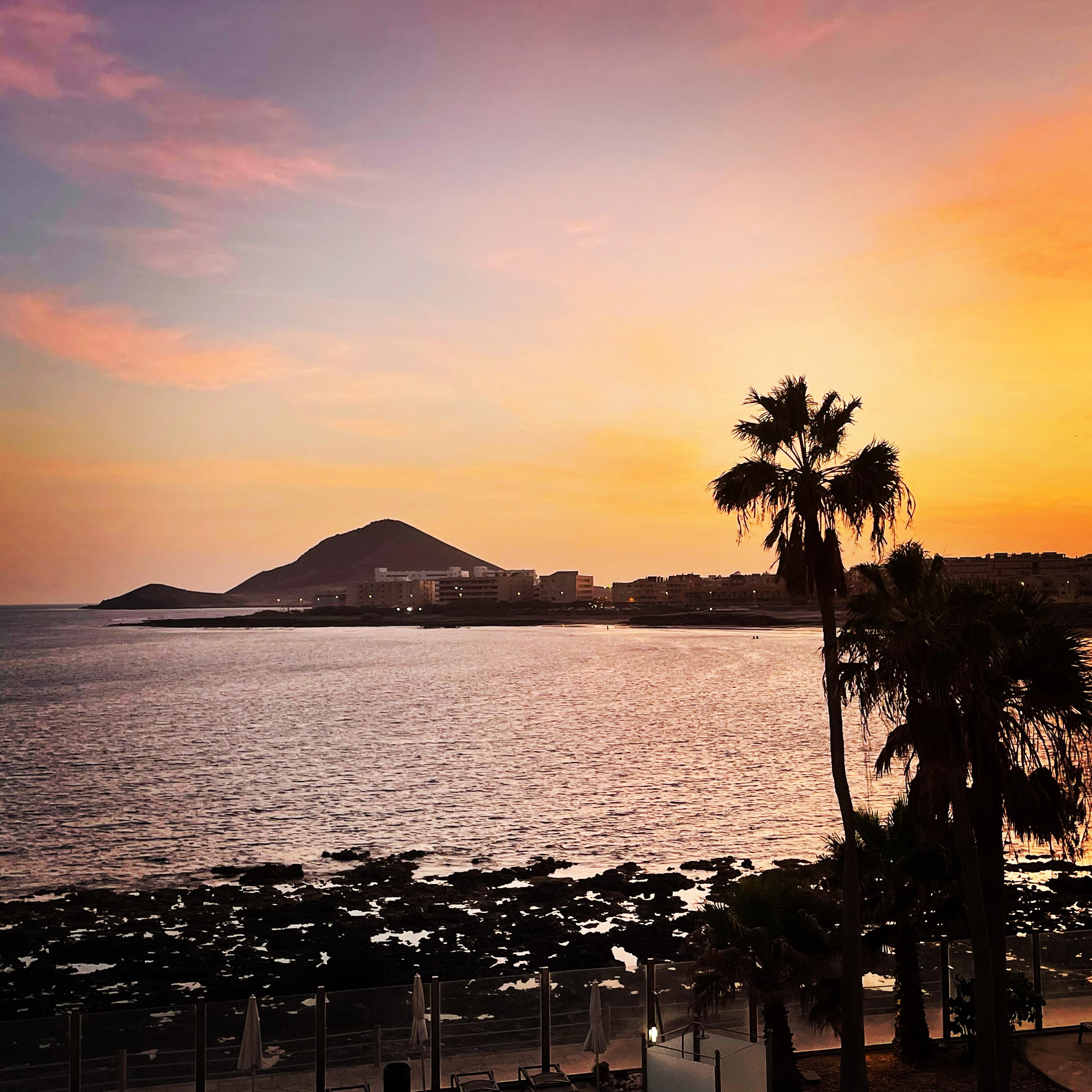 Balcony view evening