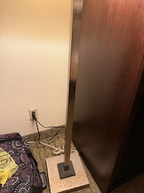 Lamp looks like it lived through a flood.