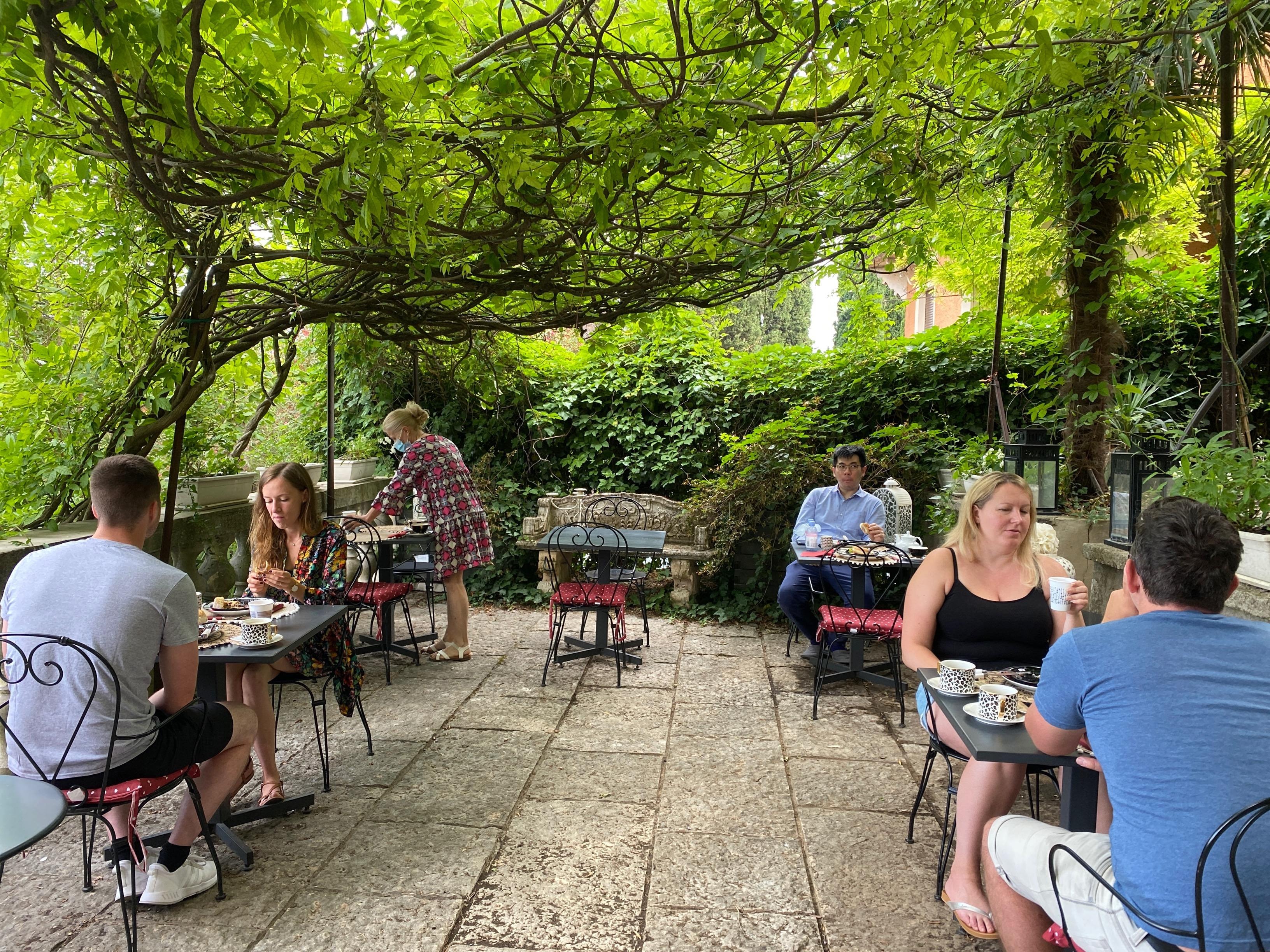 Terrace for breakfast 