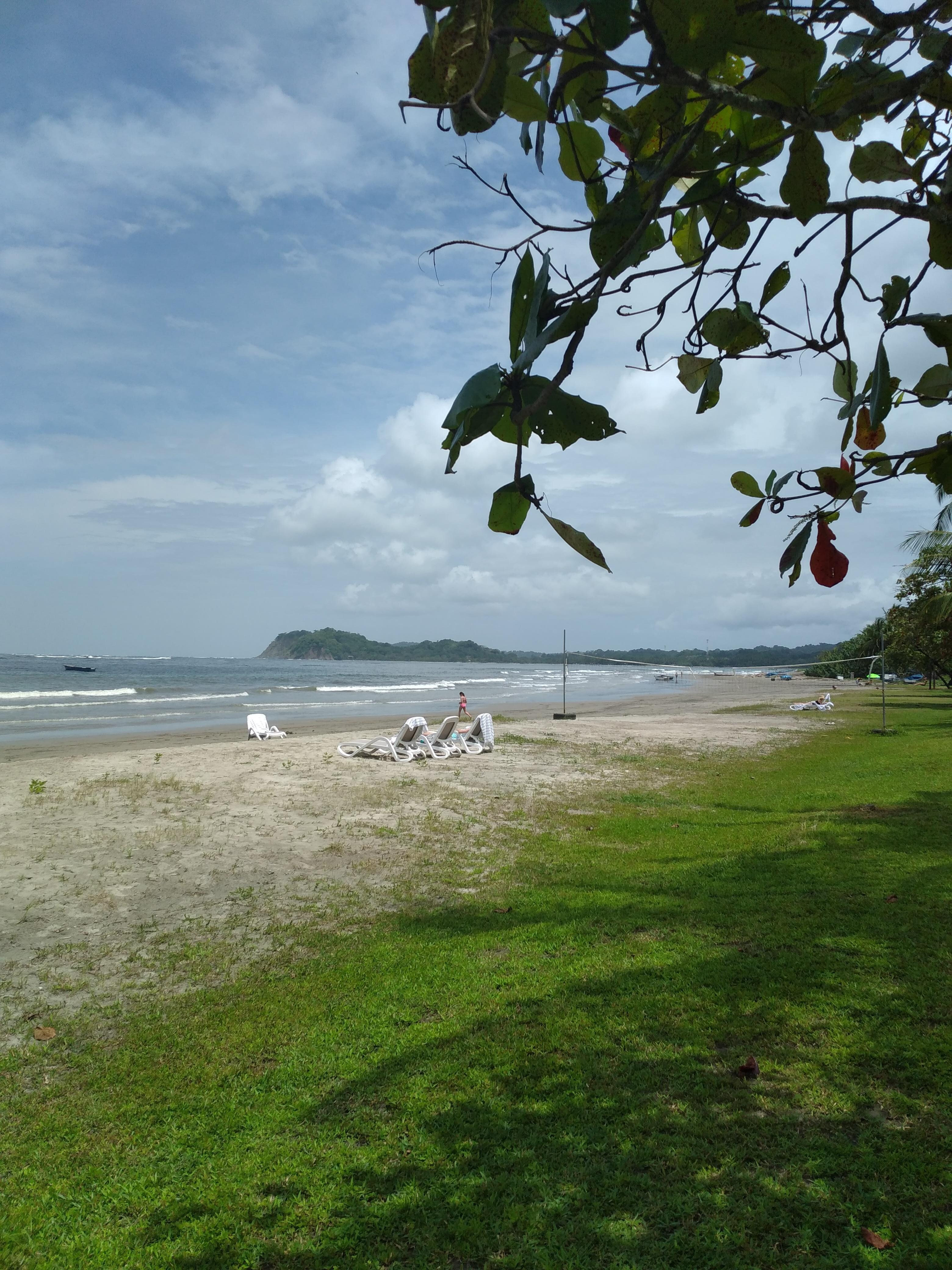 Vista de la playa