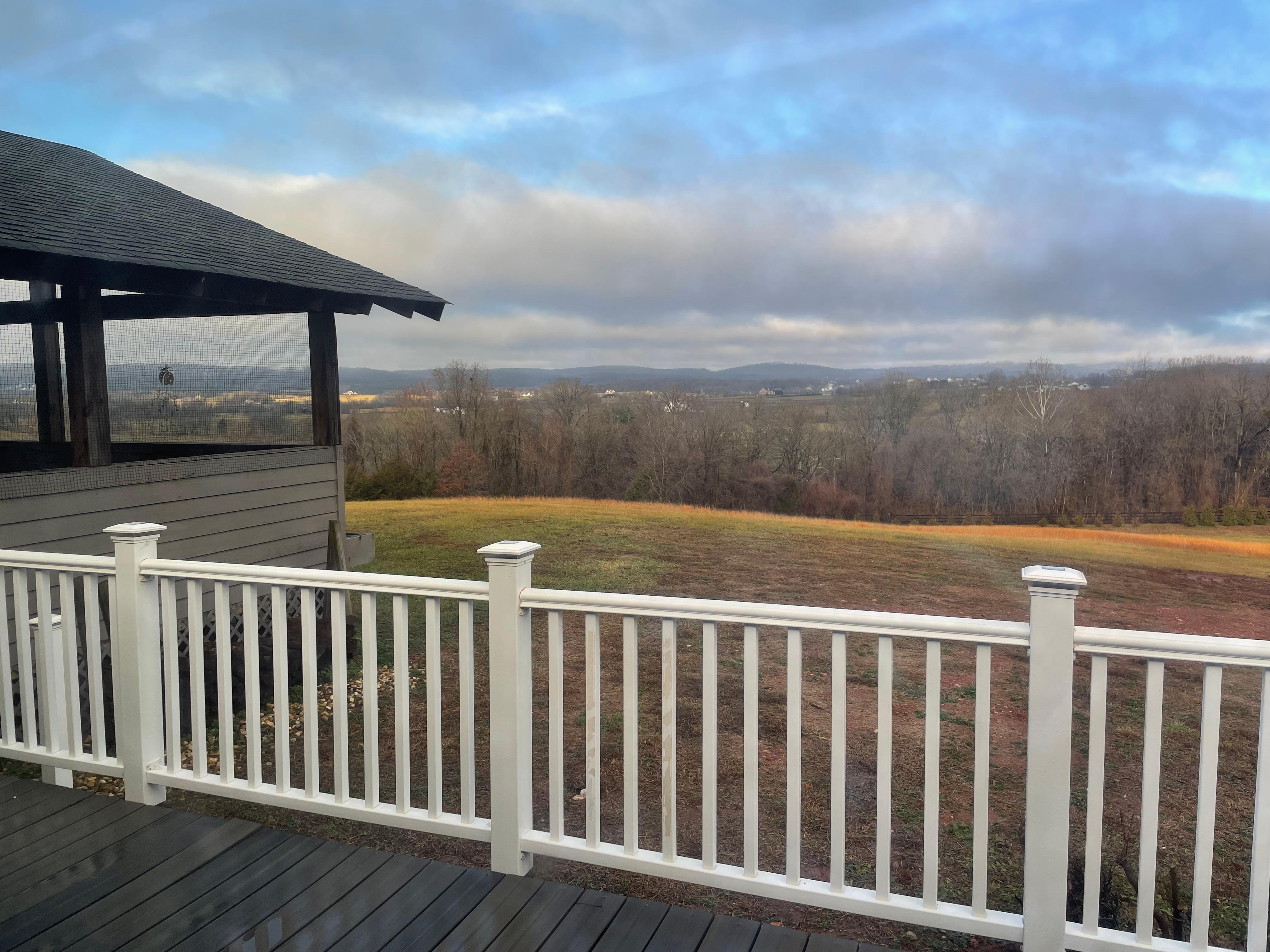 View from the master bedroom 