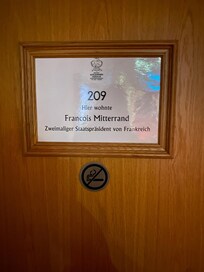 Fornemt værelse, hvor vi boede
