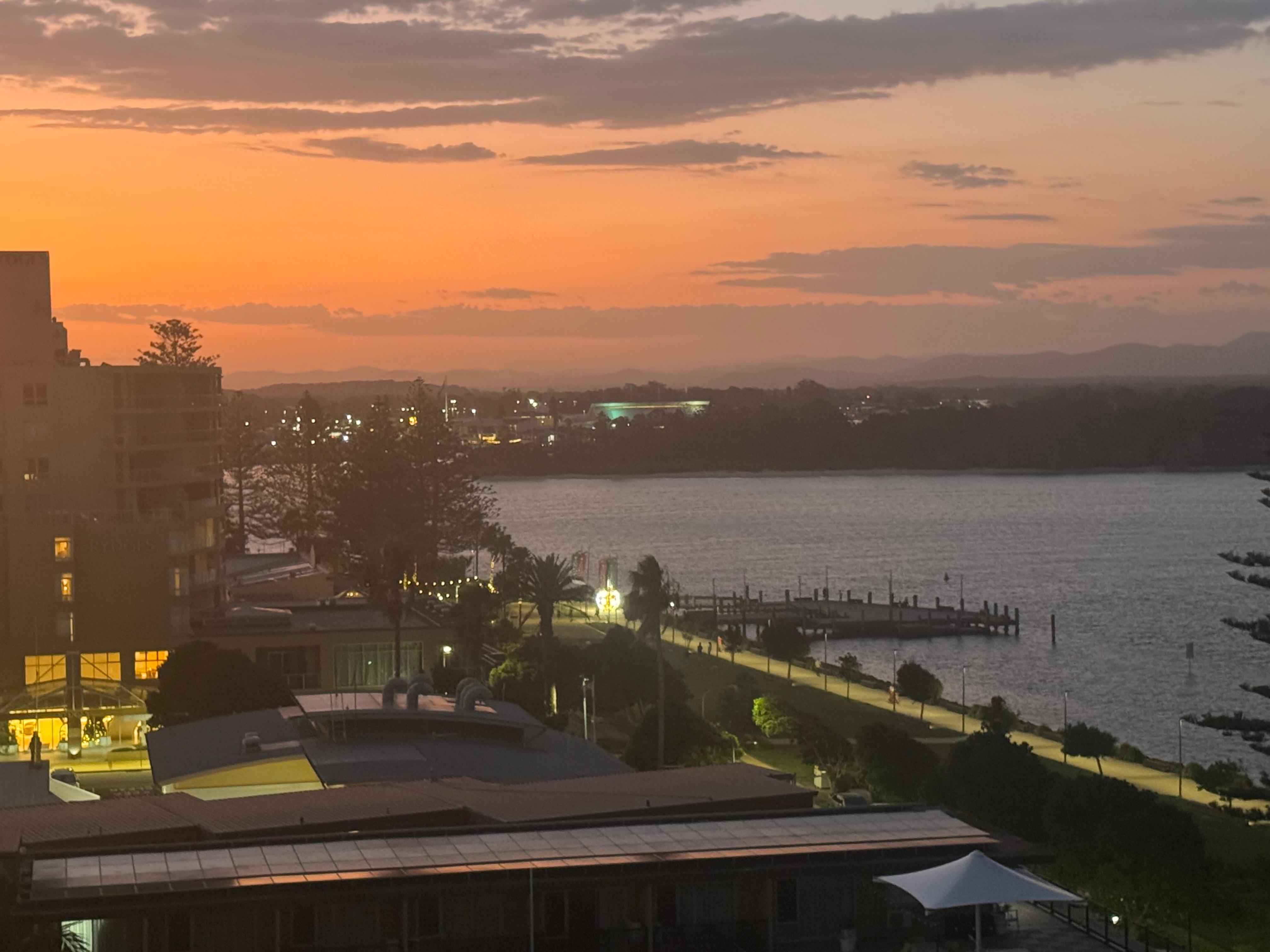 9th Floor view of the Sunset 