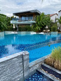 The beautiful pool