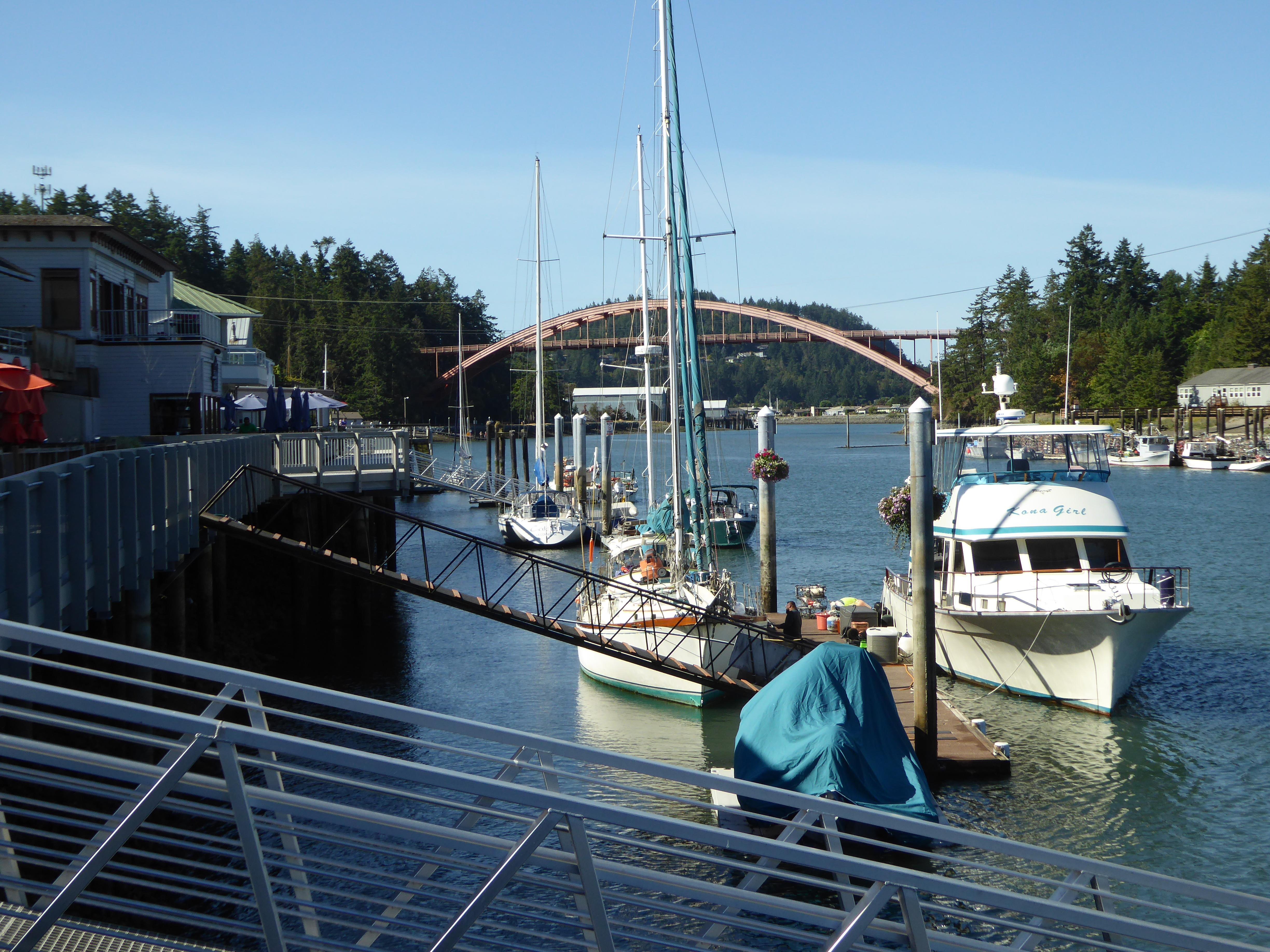 LaConner waterfront, 8 blocks from the Wild Iris