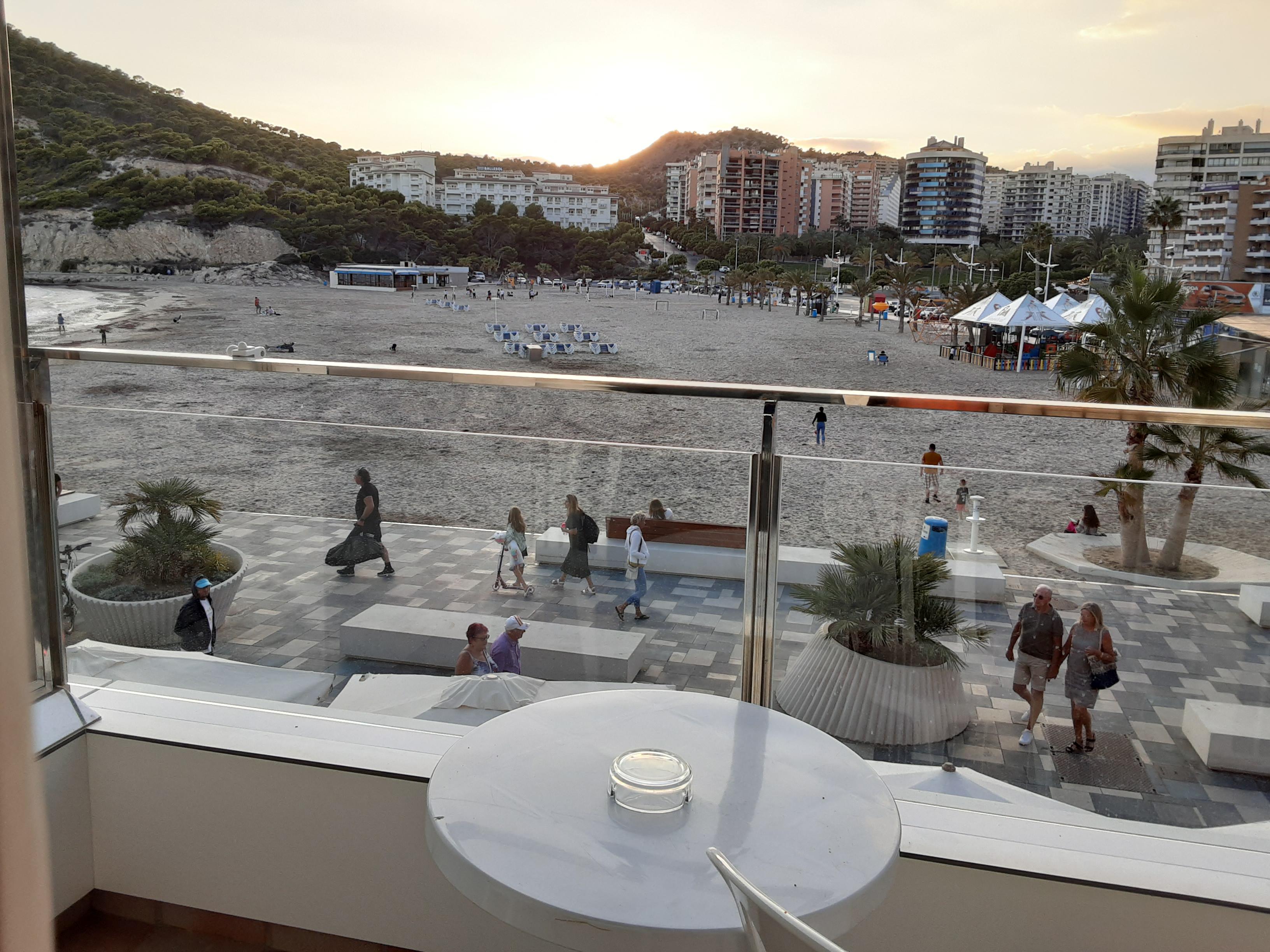 Having breakfast coffee on balcony started the day to perfection