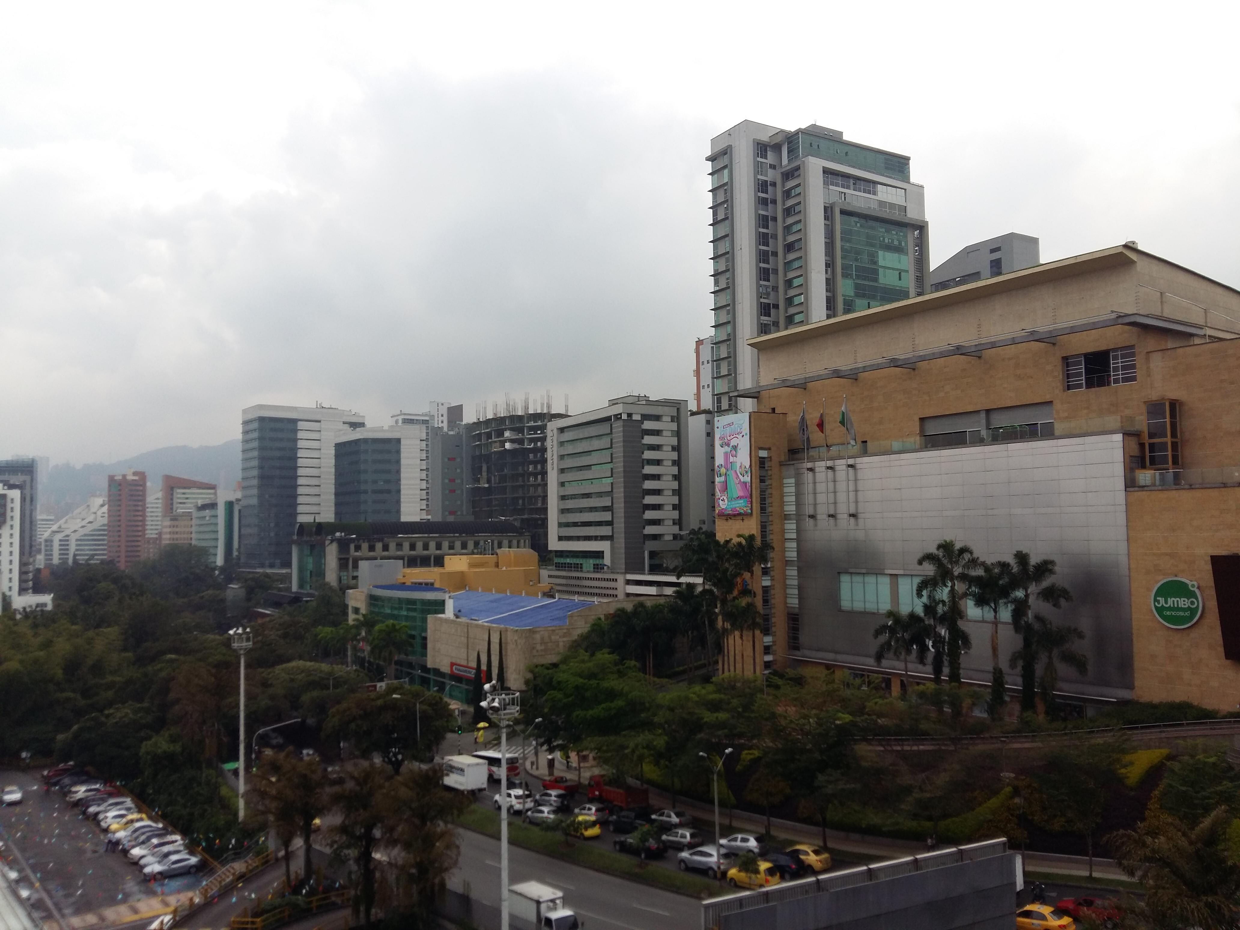 The view from the hotel