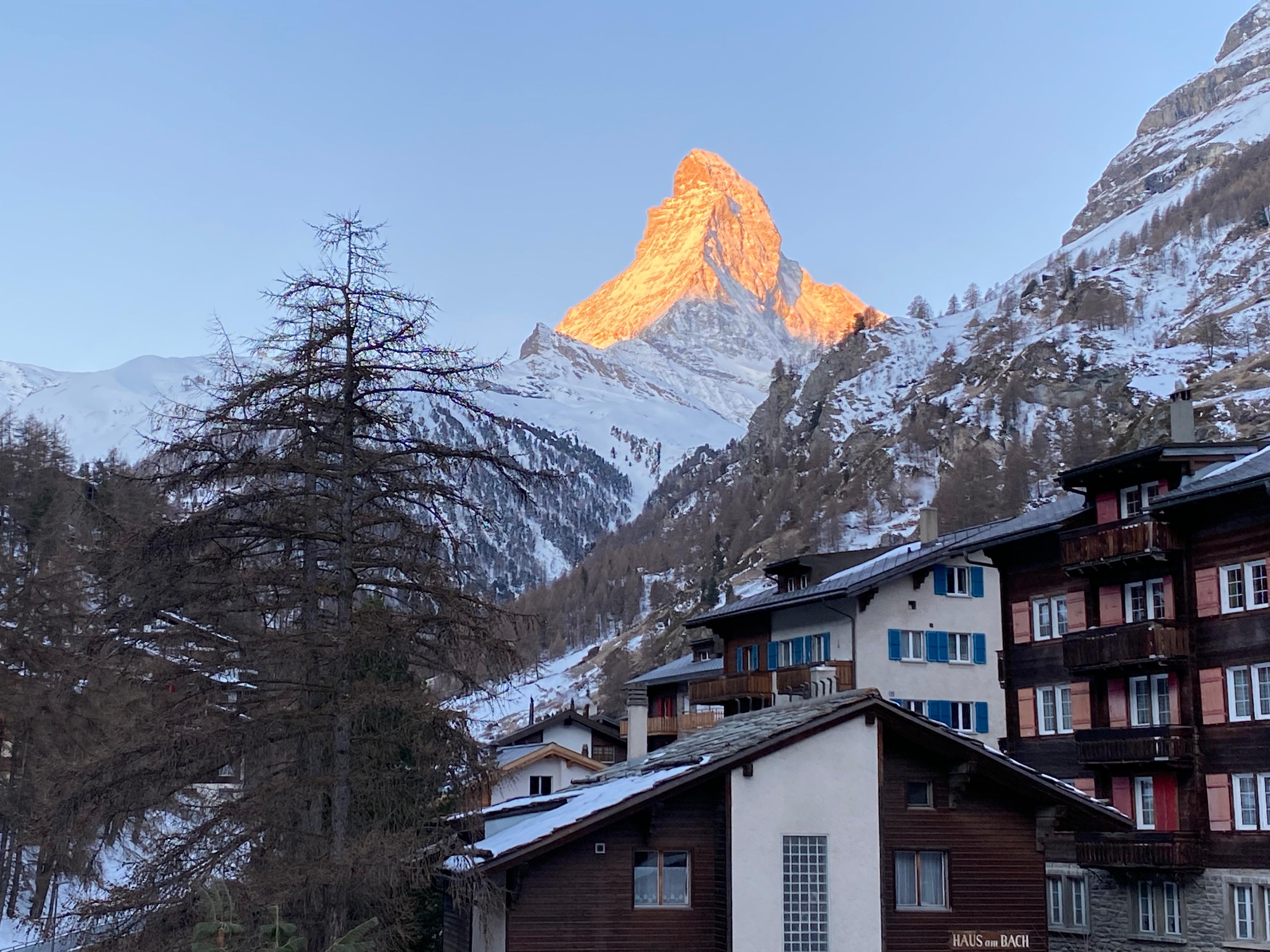 Photo @znorback vue du balcon à 7h le matin