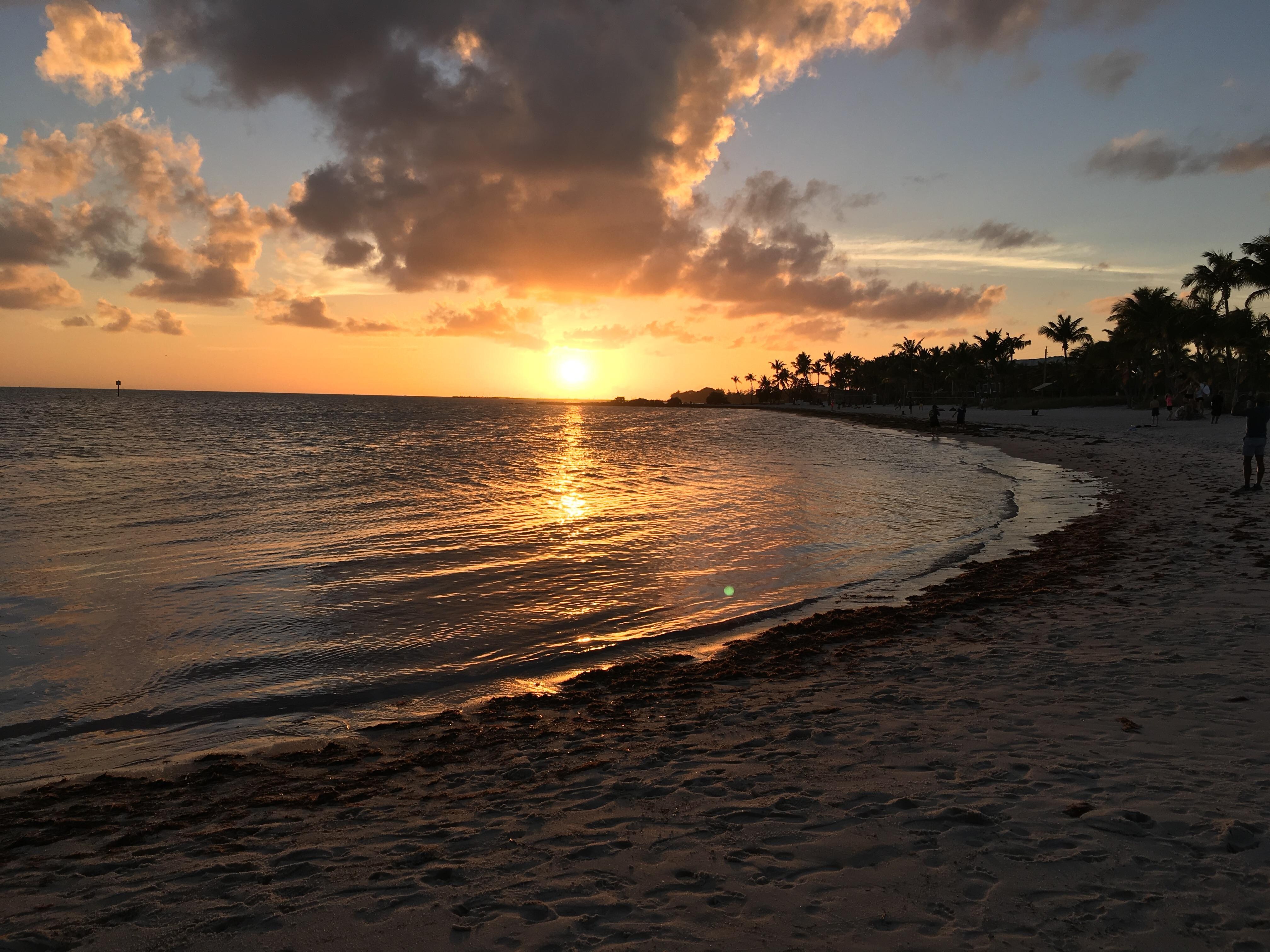 Sun going down