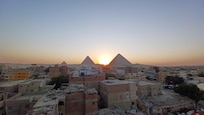 A view from the hotel terrace