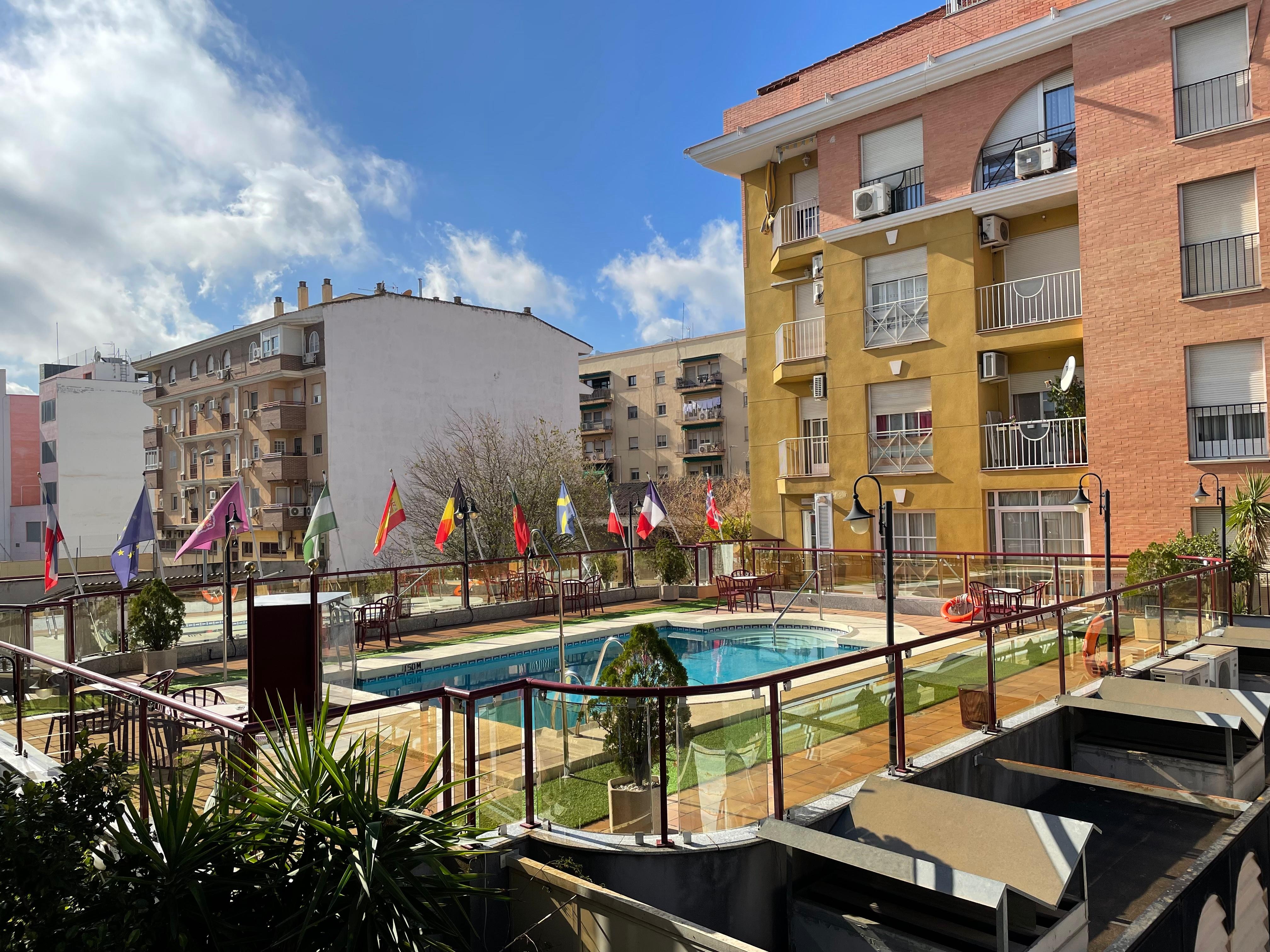 Piscina vista desde la habitación 