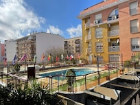 Piscina vista desde la habitación