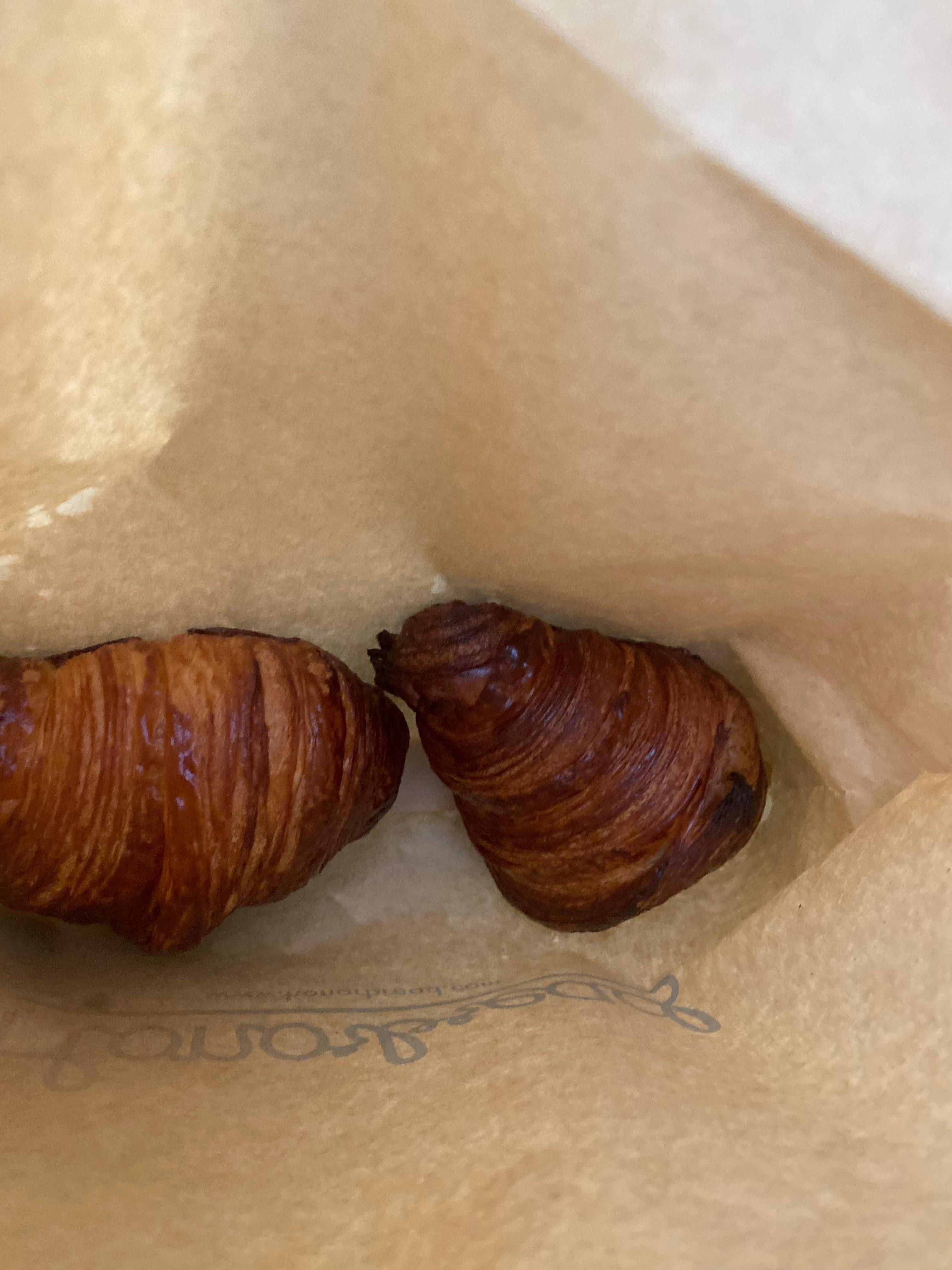 Complimentary croissants - the best