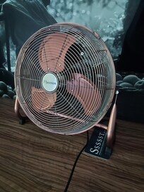 De ventilator voor als het warm wordt!