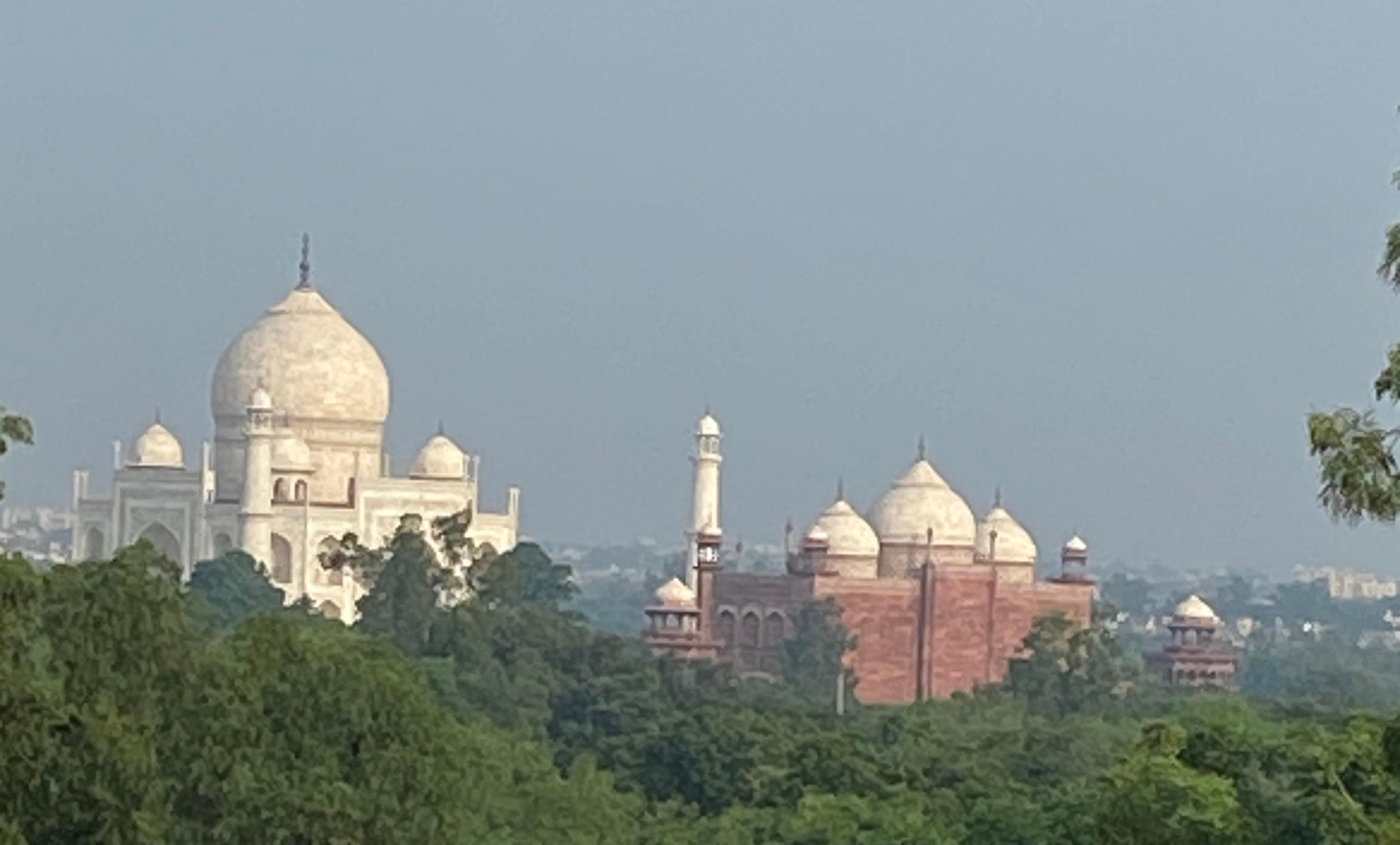 Taj view from terrace 