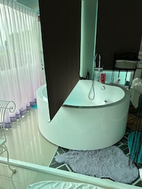 Blackout shade in middle of room