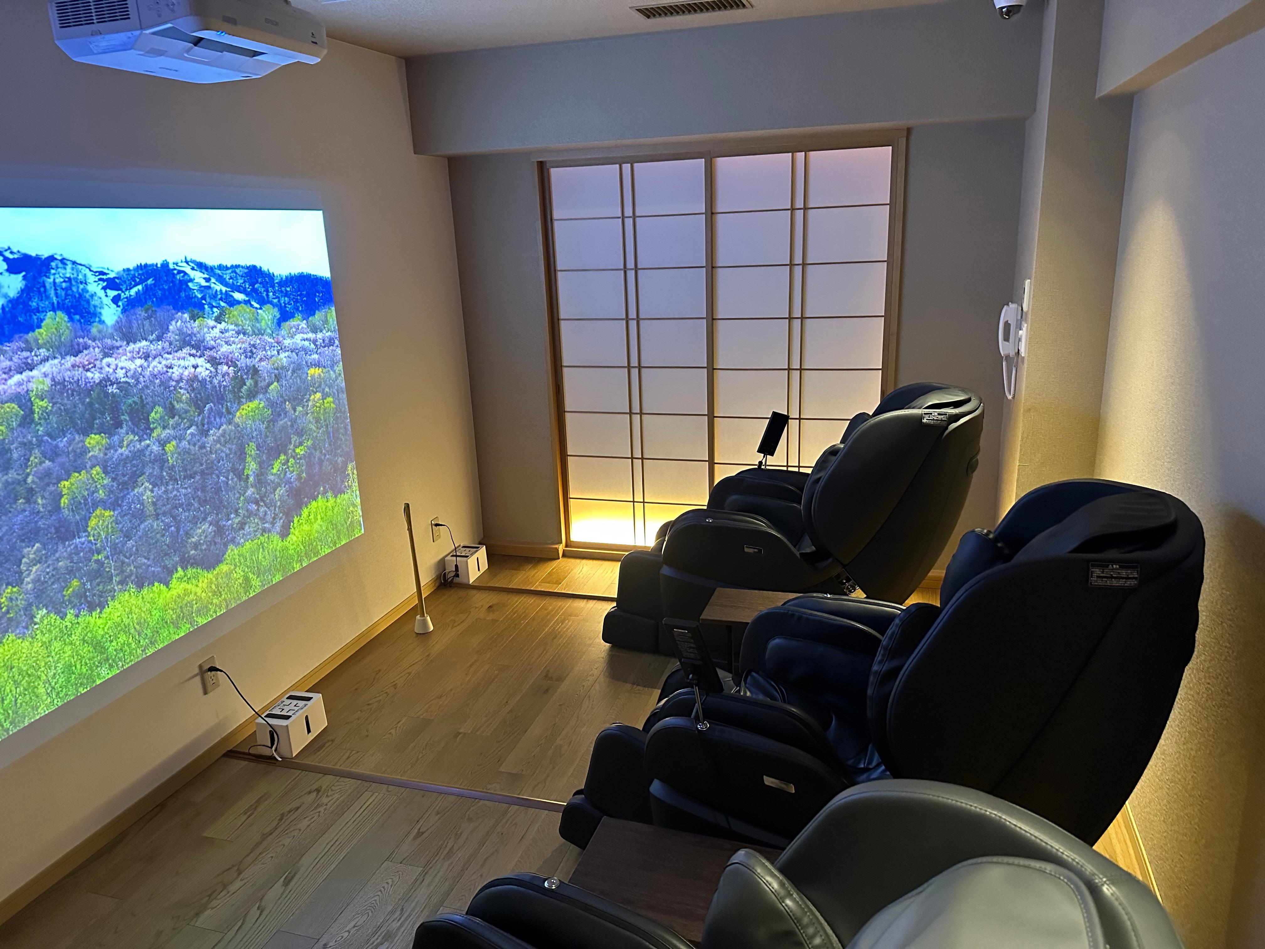 Massage chair room