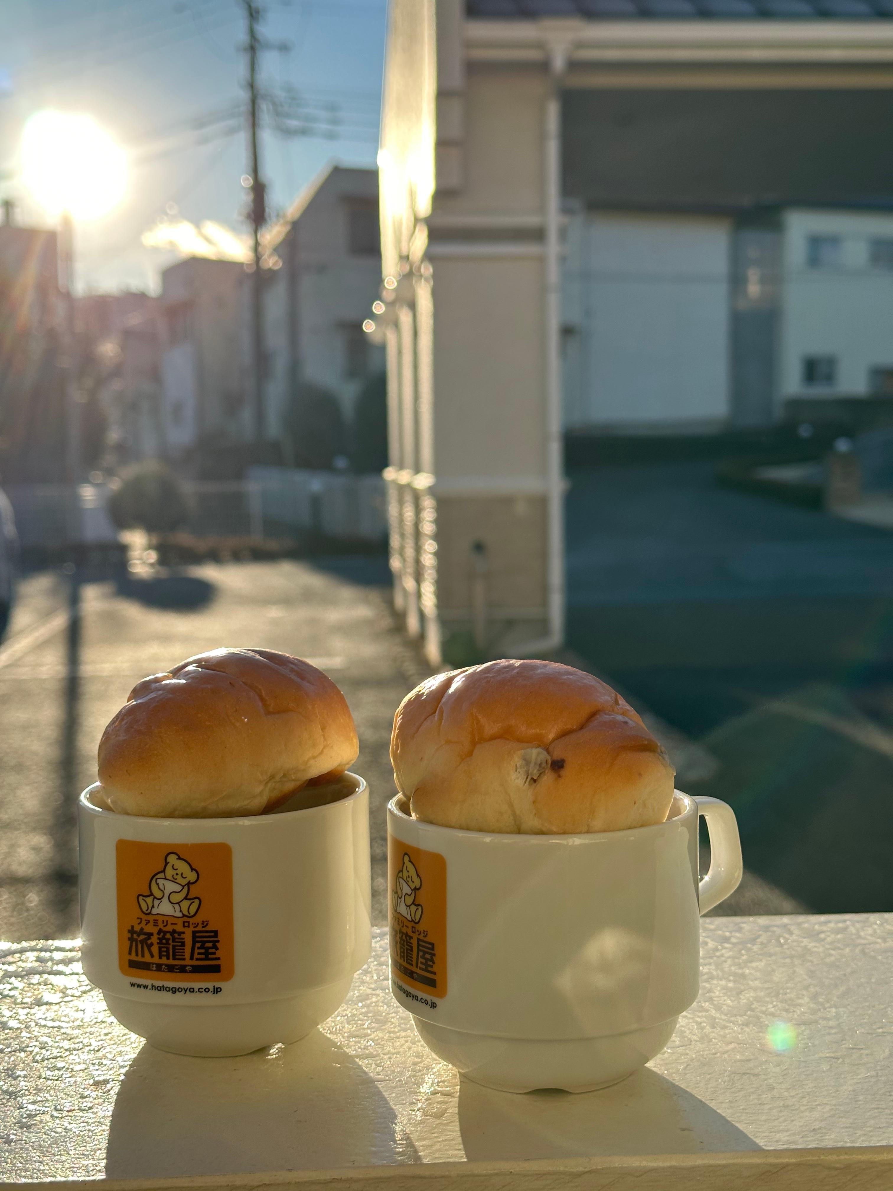 morning bread & coffee provided. there was croissant as well