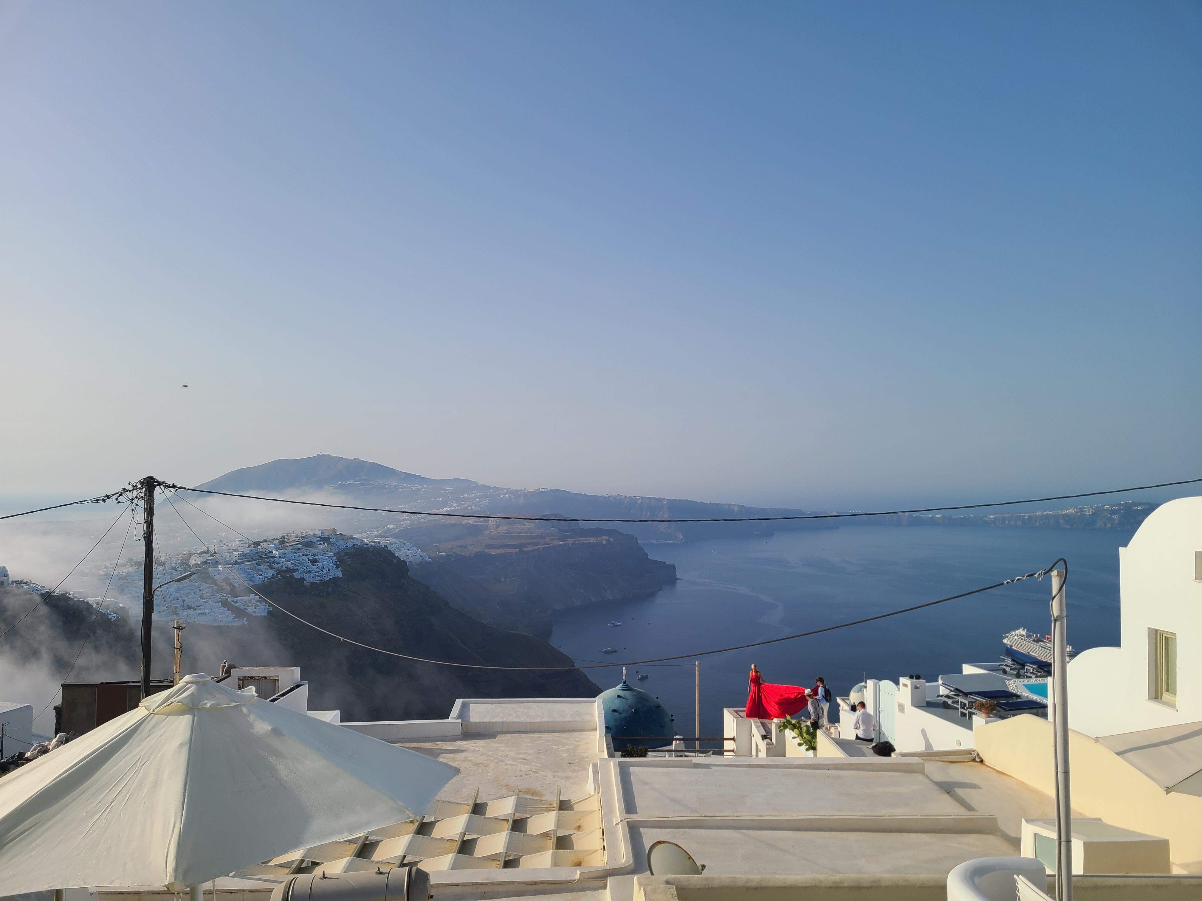 View from room in the morning