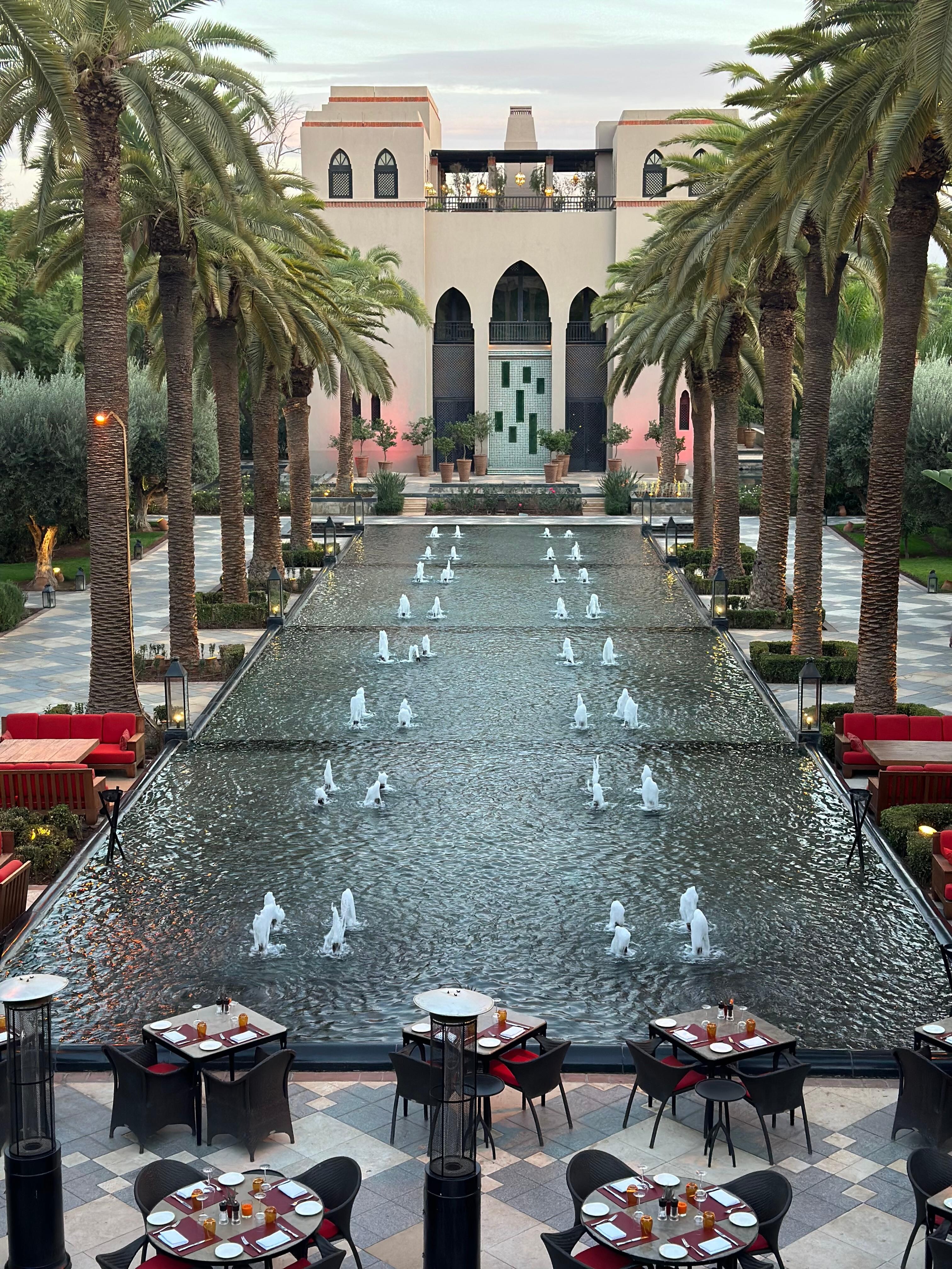 View from lobby terrace