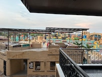 Next to its own water park
