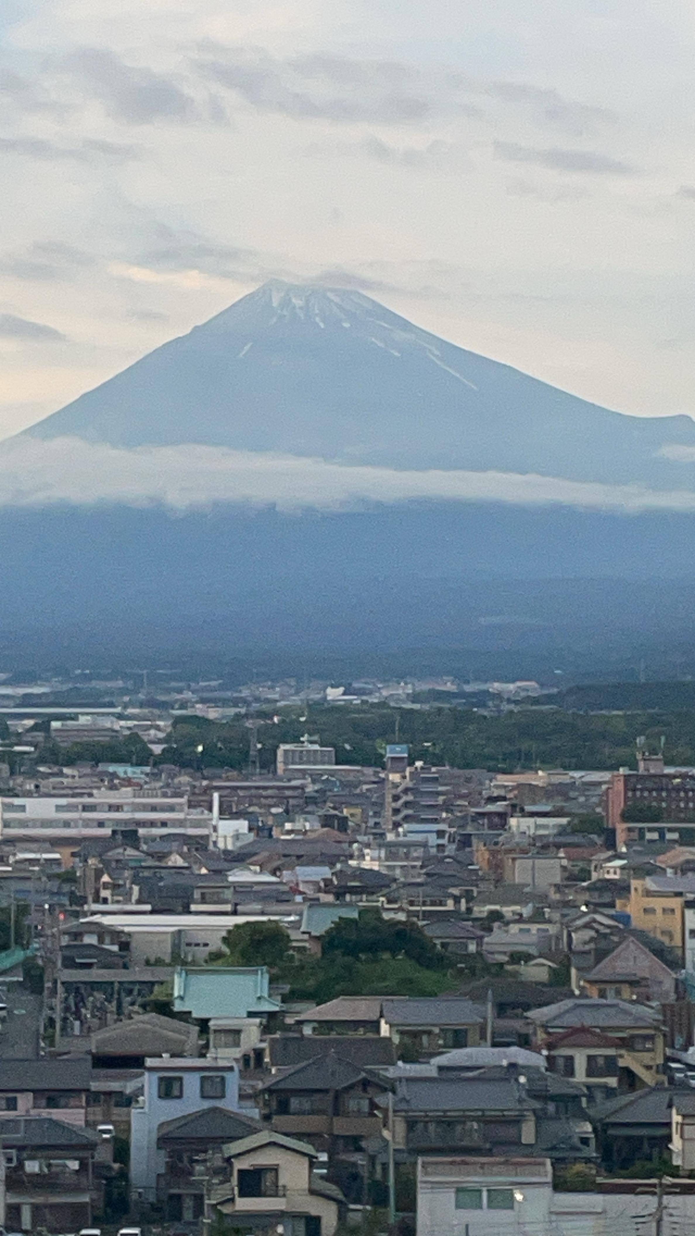 廊下から富士山が一望出来ました。