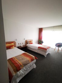 Habitación doble con camas individuales separadas.